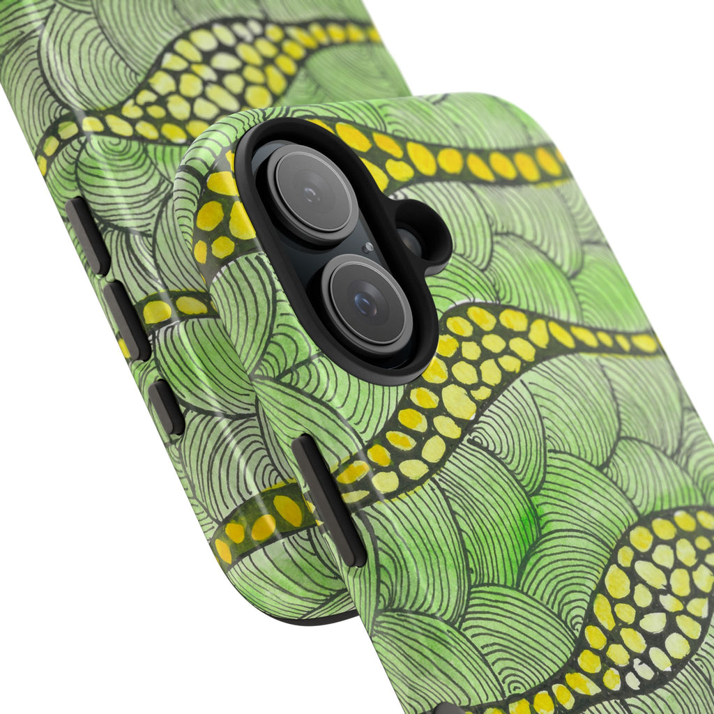 Tough Phone Case - All iPhones and Samsung Galaxys - Exciting Abstract Design #13 Watcha Thinking