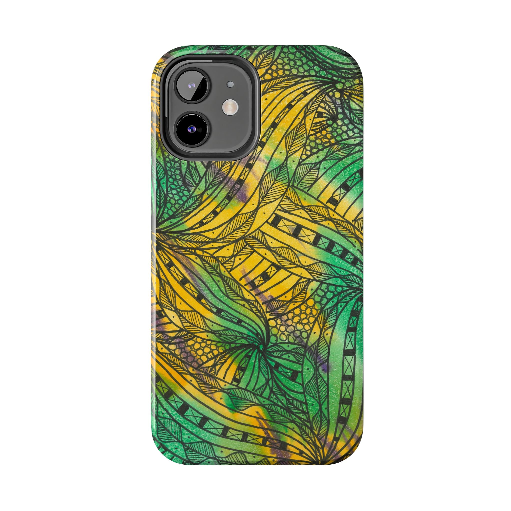 Tough Phone Case - All iPhones and Samsung Galaxys - Exciting Abstract Design #37 Shubbery!