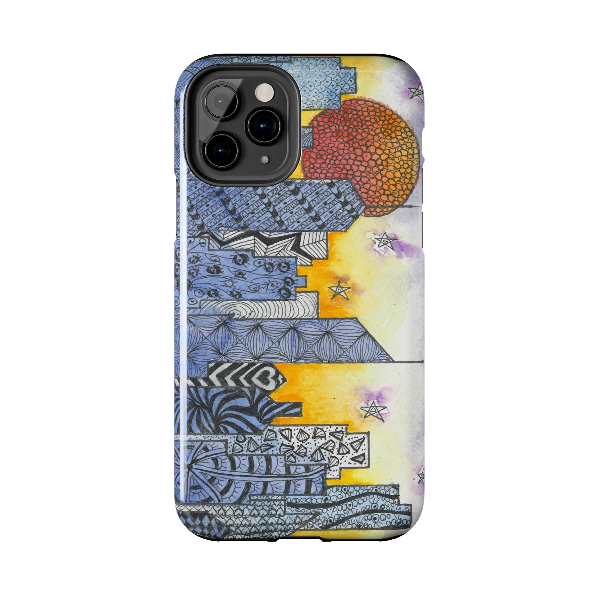 Tough Phone Case - All iPhones and Samsung Galaxys - Exciting Abstract Design #5 In The Shadows
