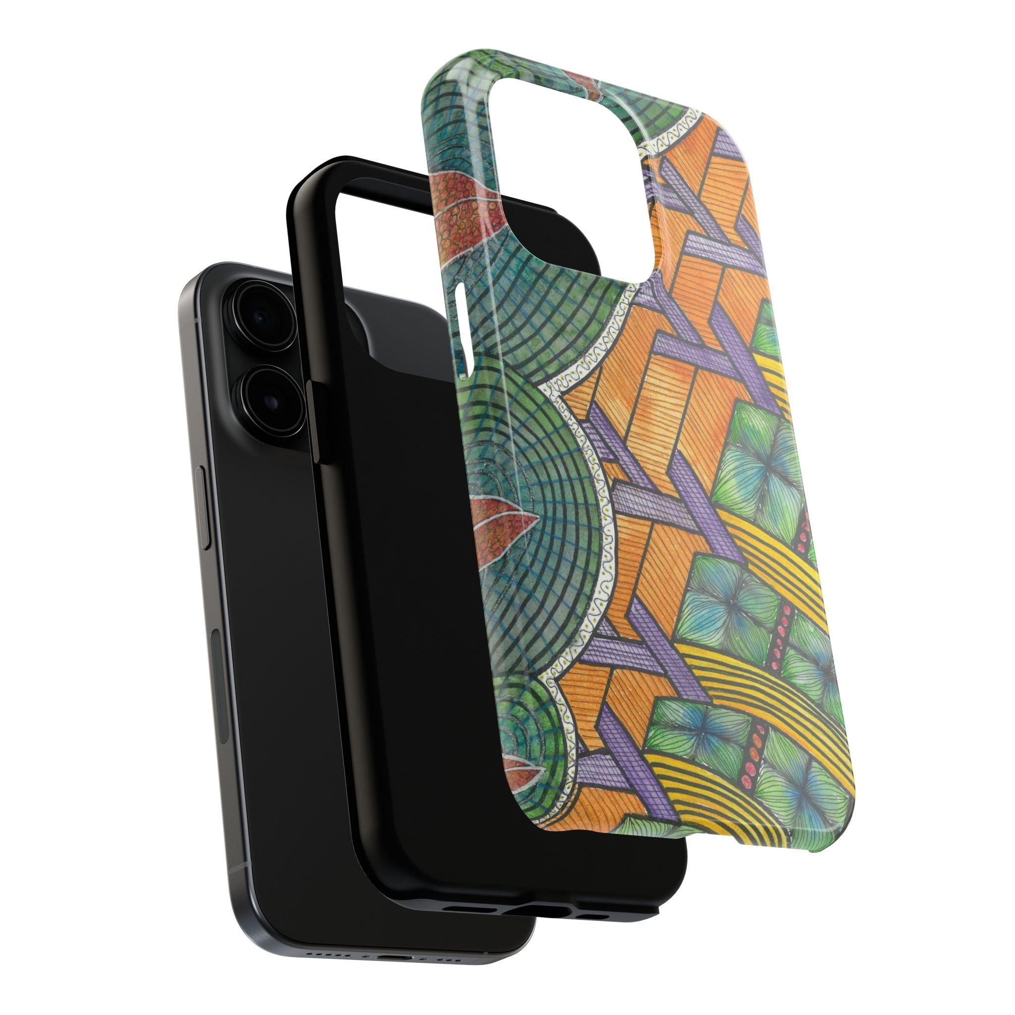 Tough Phone Case - All iPhones and Samsung Galaxys - Exciting Abstract Design #31 T'Eye Land