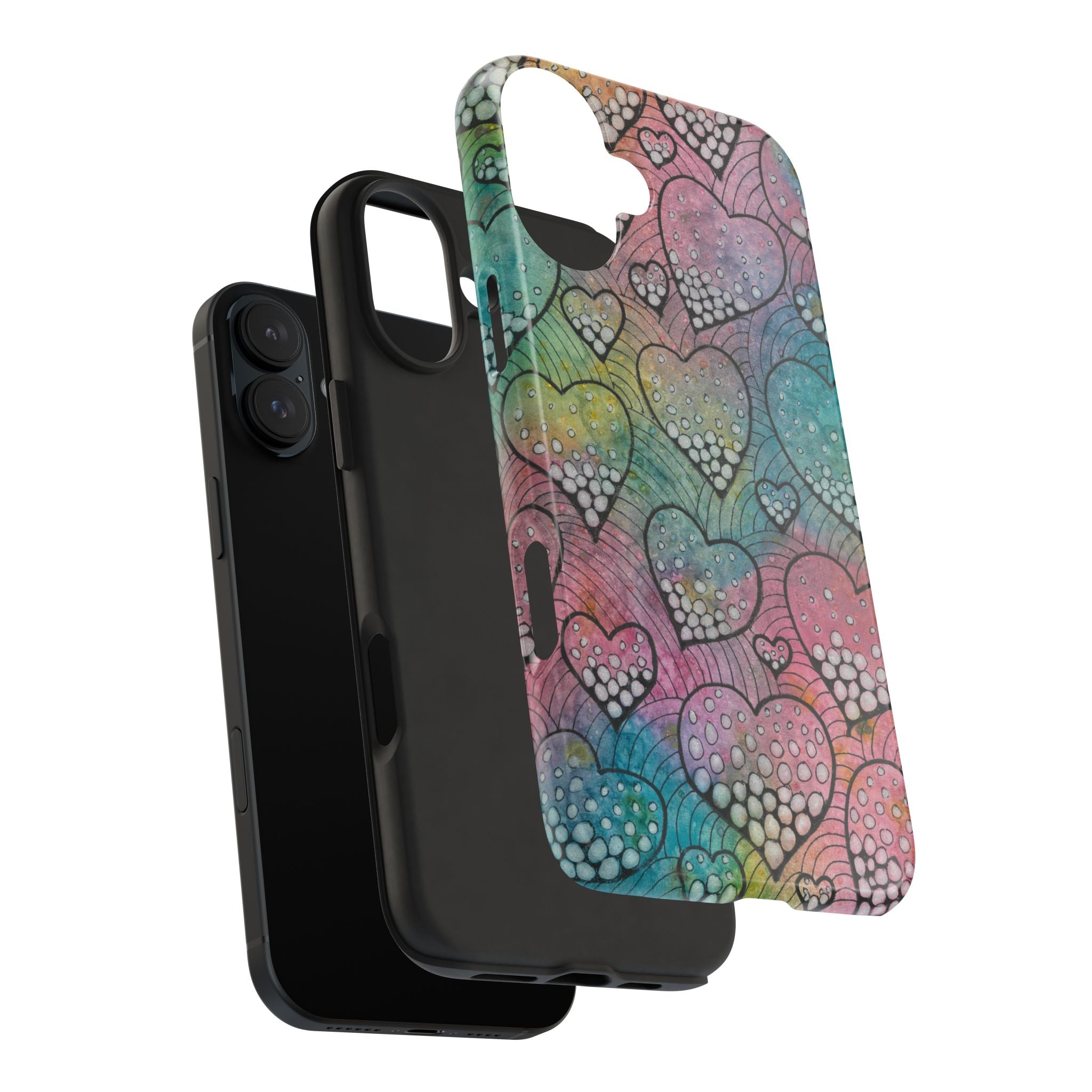Tough Phone Case - All iPhones and Samsung Galaxys - Exciting Abstract Design #97 What's Love Got To Do With It