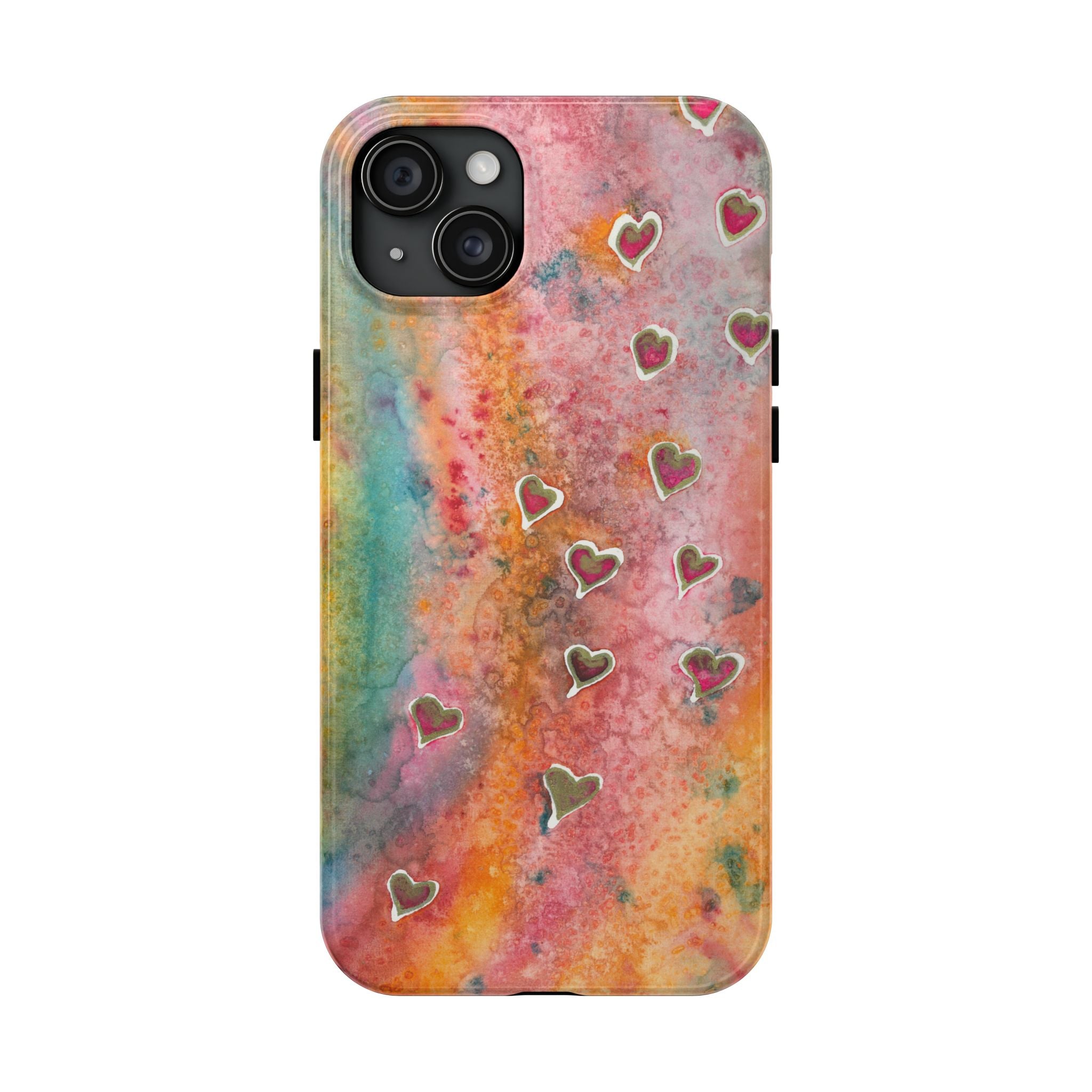 Tough Phone Case - All iPhones and Samsung Galaxys - Exciting Abstract Design #96 Love, Friendship, integrity