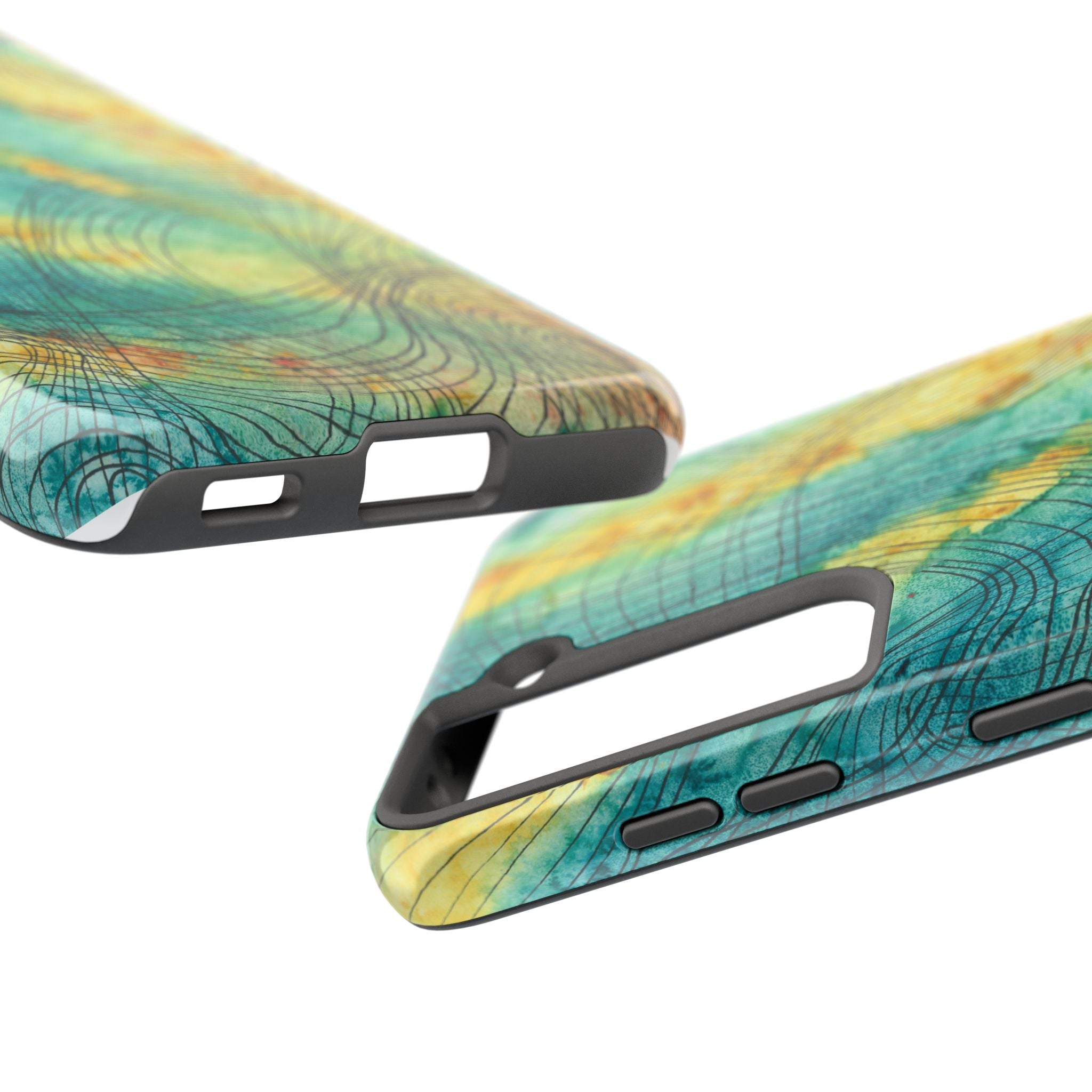 Tough Phone Case - All iPhones and Samsung Galaxys - Exciting Abstract Design #81 The Only Way Is Up