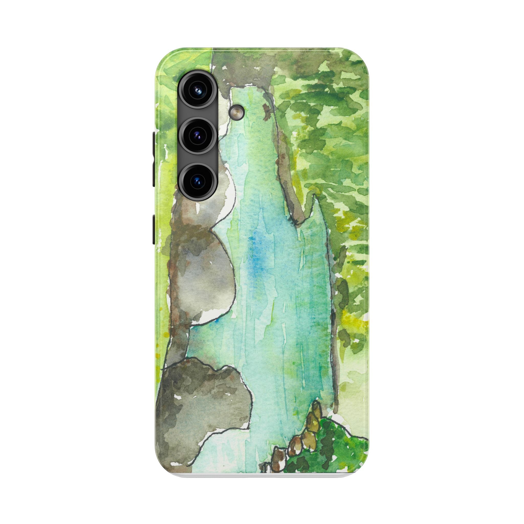 Tough Phone Case - All iPhones and Samsung Galaxys - Exciting Abstract Design #88 Tara River - Montenegro