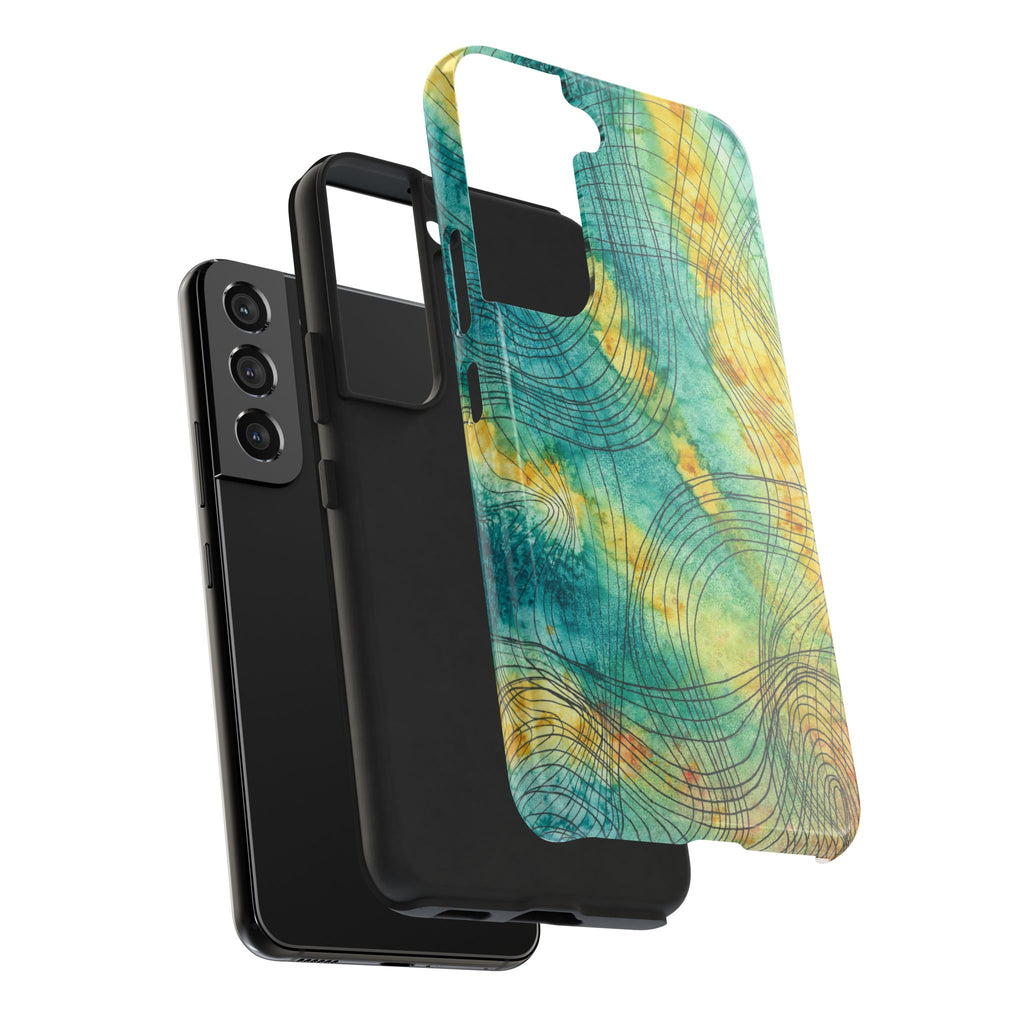 Tough Phone Case - All iPhones and Samsung Galaxys - Exciting Abstract Design #81 The Only Way Is Up