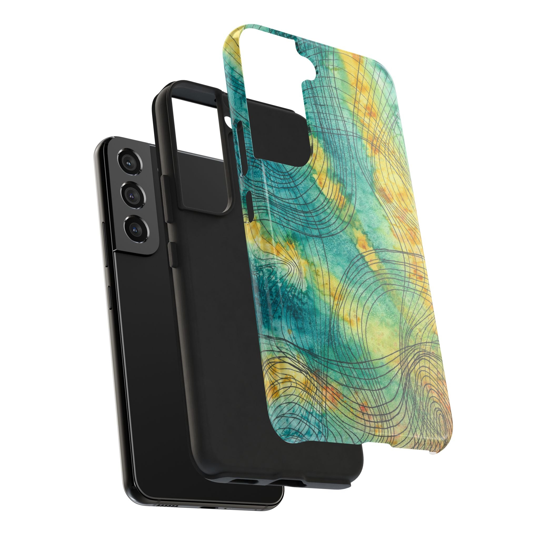 Tough Phone Case - All iPhones and Samsung Galaxys - Exciting Abstract Design #81 The Only Way Is Up