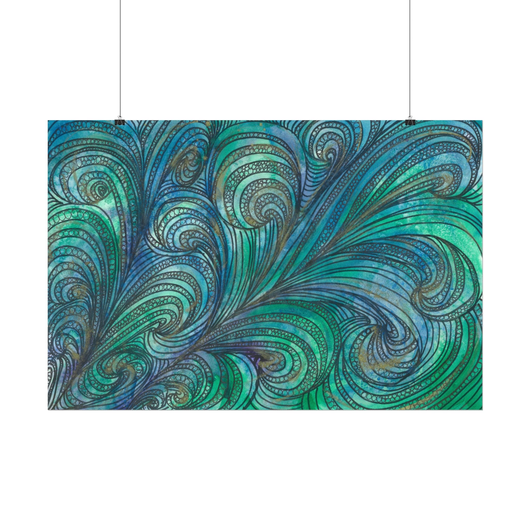 Large Colourful Wall Art, Posters & Prints, For Office, Bedroom or Living Room, or Special Gift #71 Call Of The Sea