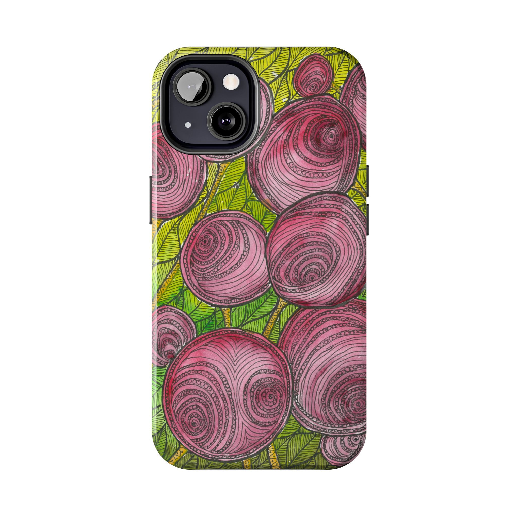 Tough Phone Case - All iPhones and Samsung Galaxys - Exciting Abstract Design #9 Spaced Blossoms