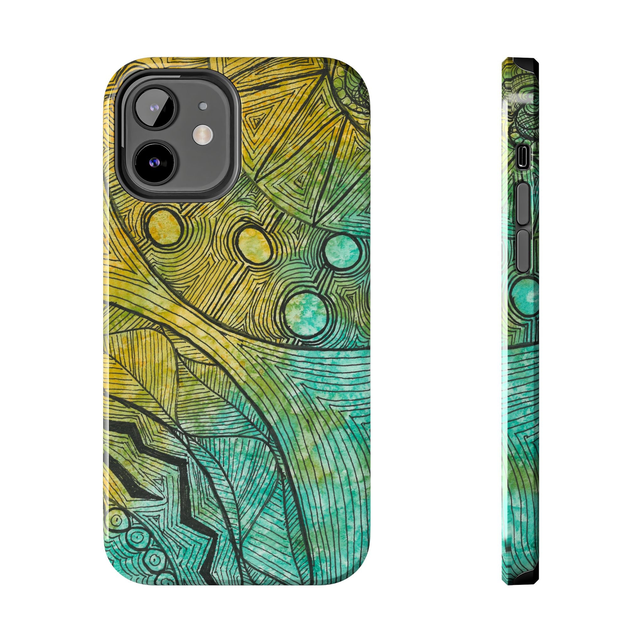 Tough Phone Case - All iPhones and Samsung Galaxys - Exciting Abstract Design #27 Come What May