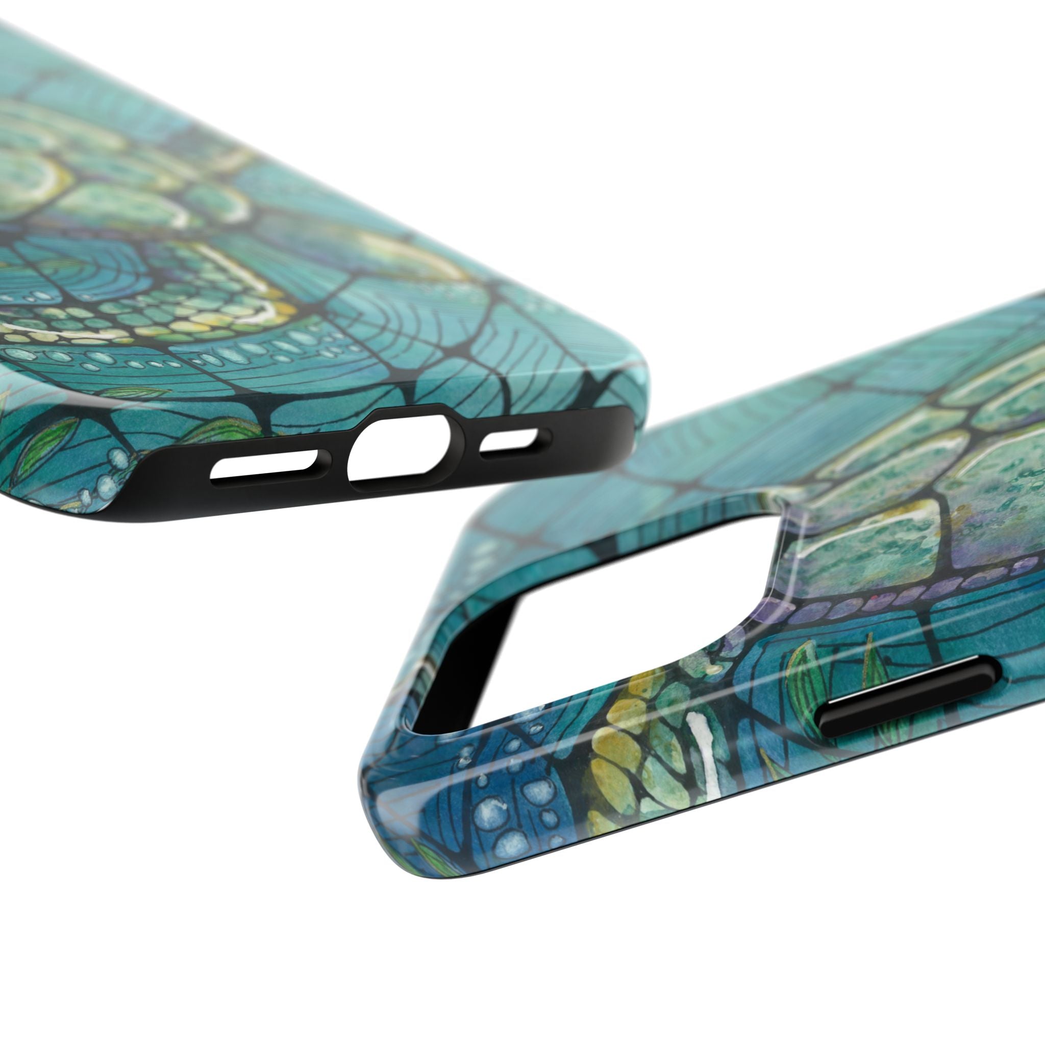 Tough Phone Case - All iPhones and Samsung Galaxys - Exciting Abstract Design #73 Turtling Along