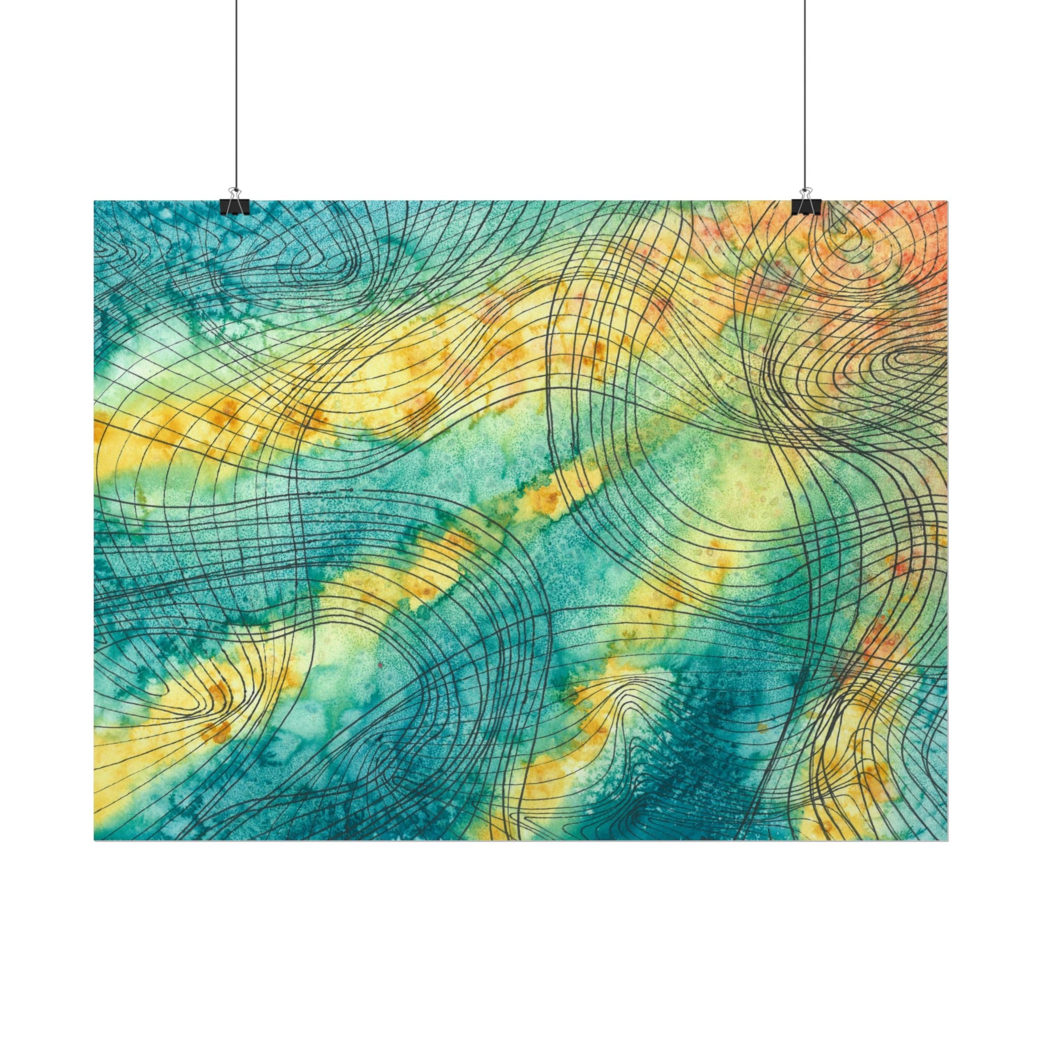Large Colourful Wall Art, Posters & Prints, For Office, Bedroom or Living Room, or Special Gift #81 The Only Way Is Up