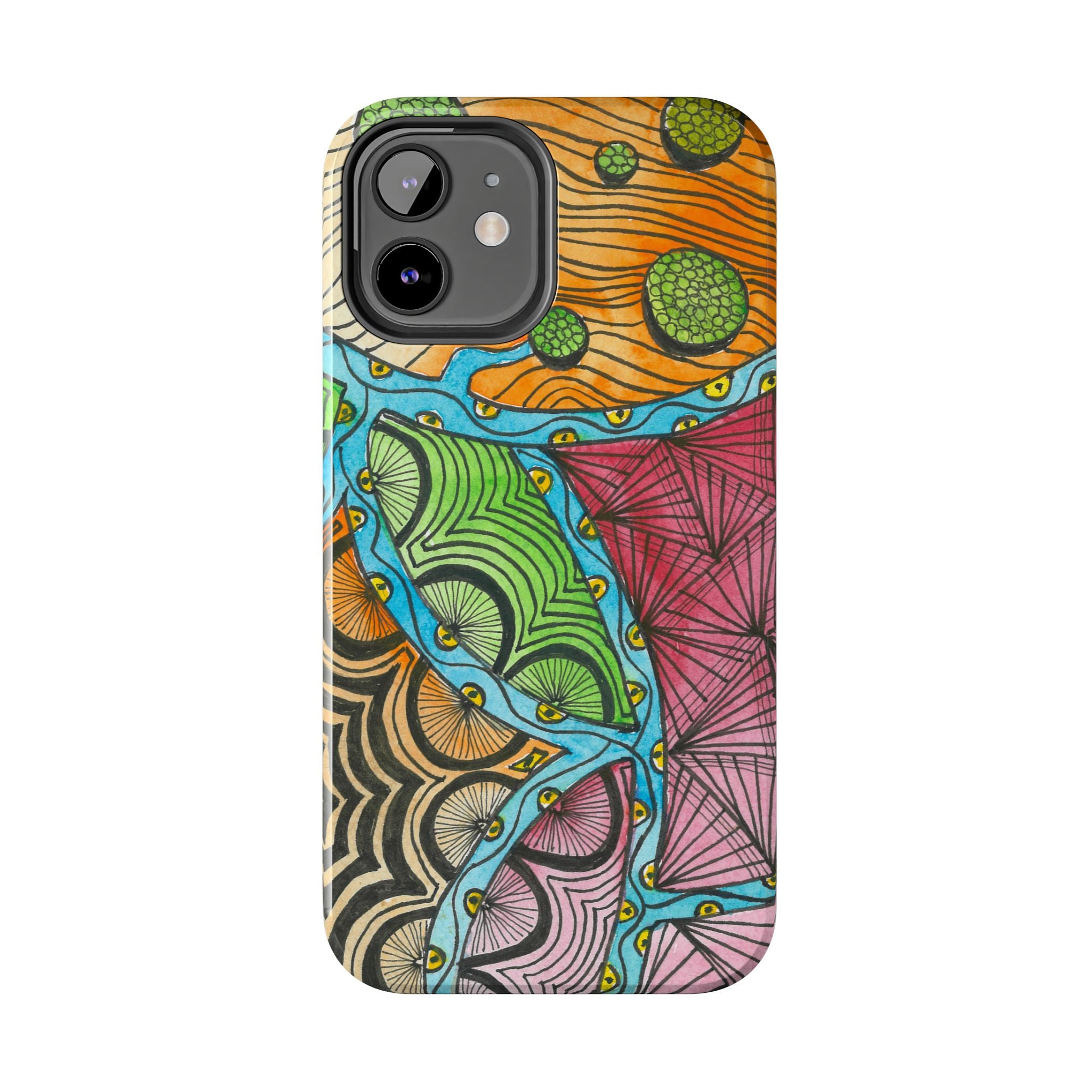 Tough Phone Case - All iPhones and Samsung Galaxys - Exciting Abstract Design #11 Today's The Day