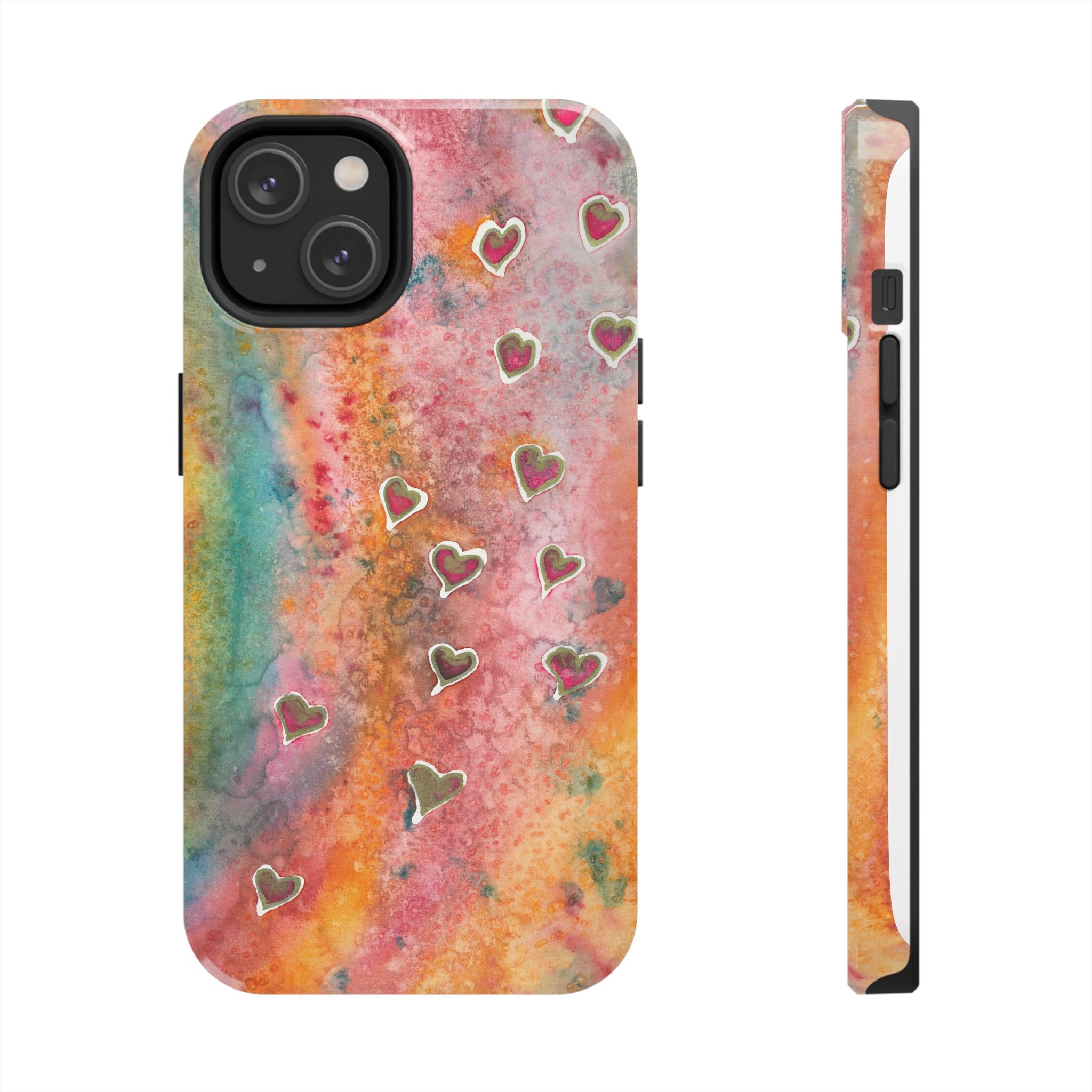 Tough Phone Case - All iPhones and Samsung Galaxys - Exciting Abstract Design #96 Love, Friendship, integrity