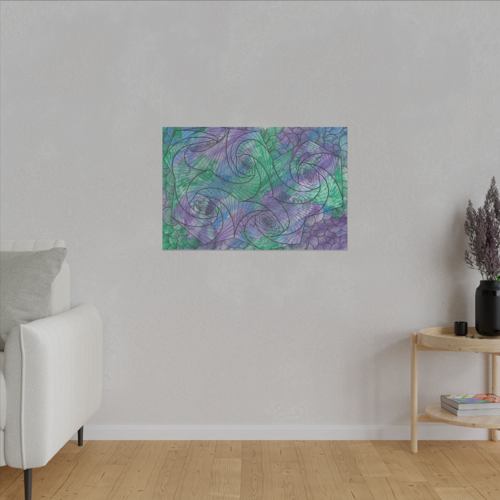 Large Colourful Wall Art, Canvas Prints, For Office, Bedroom or Living Room, or Special Gift #50 If Not Now When