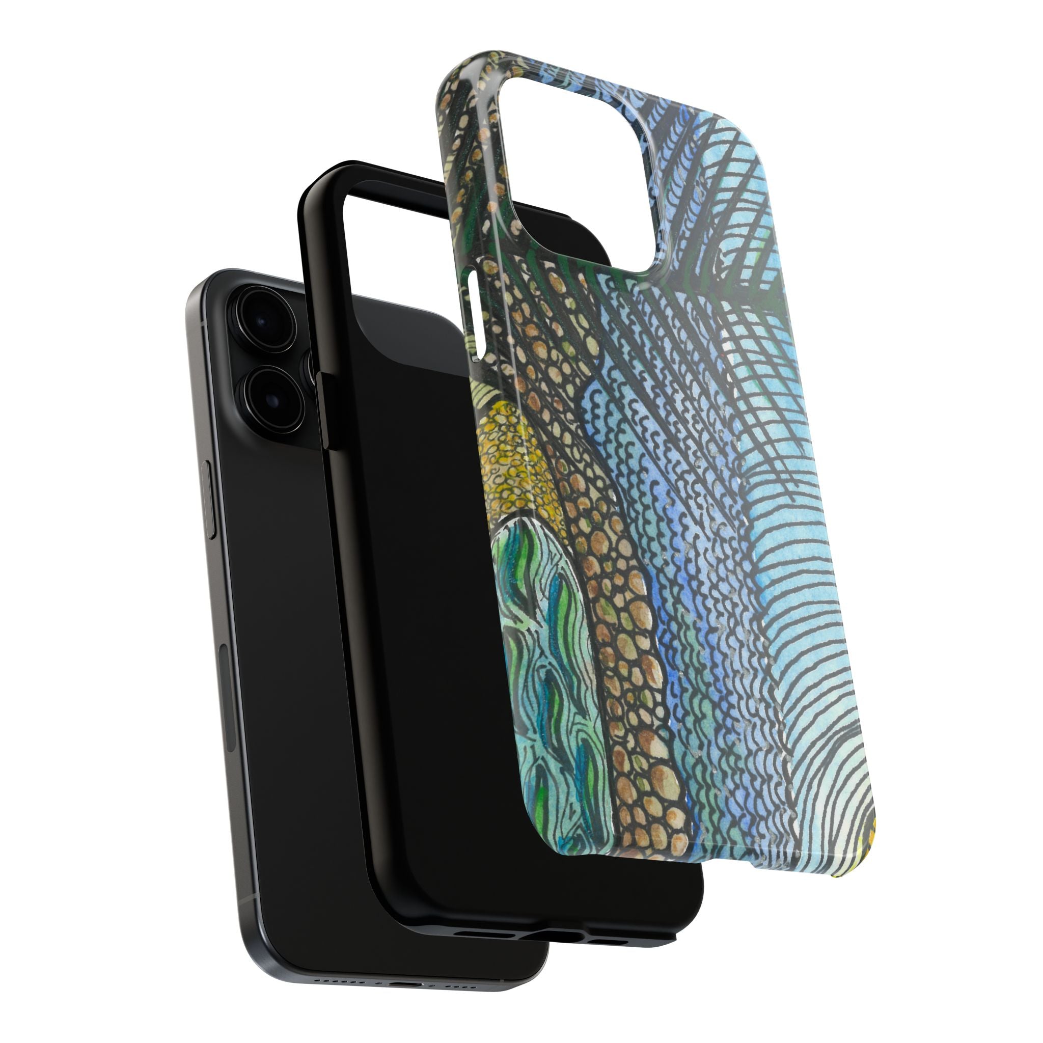 Tough Phone Case - All iPhones and Samsung Galaxys - Exciting Abstract Design #47 Cottesloe