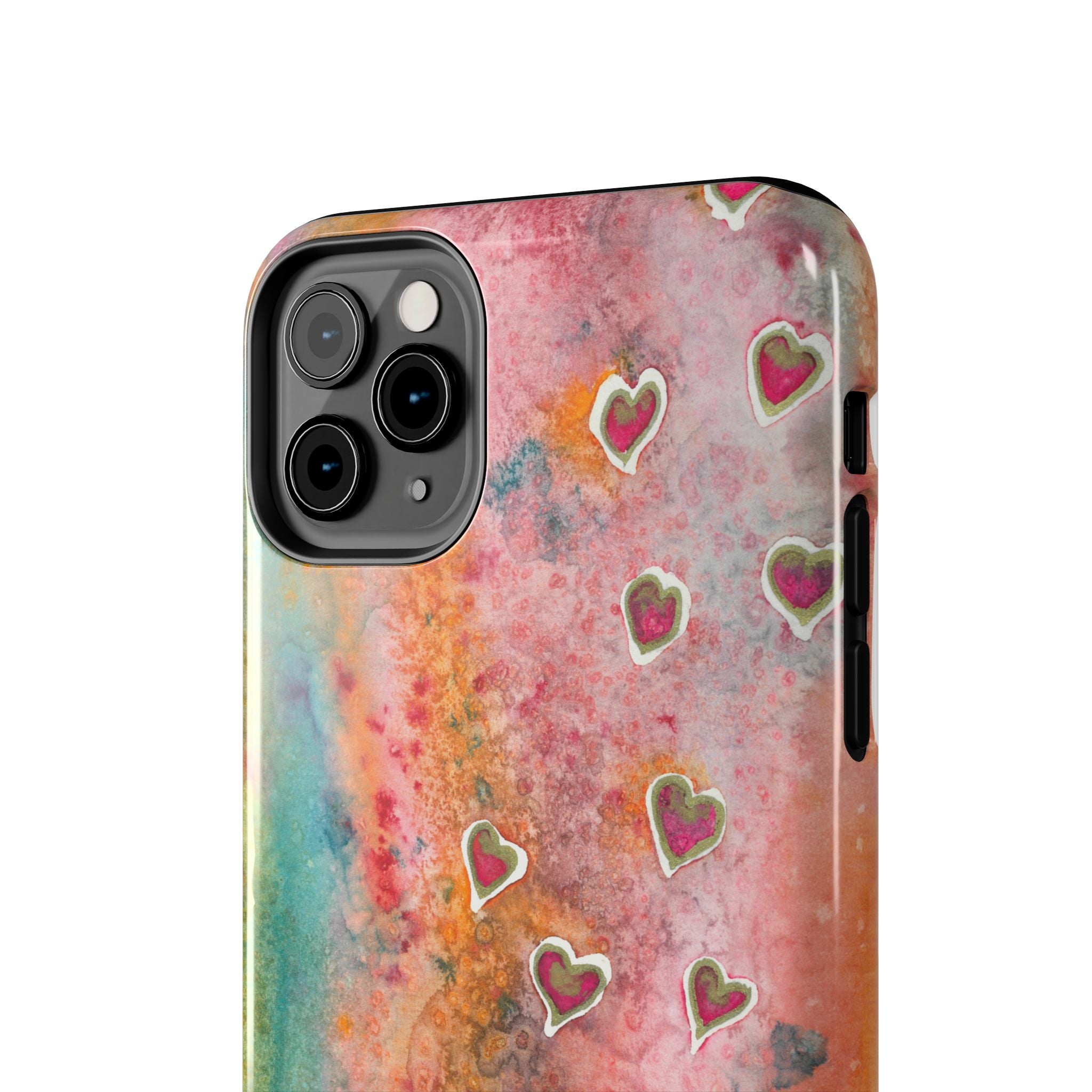 Tough Phone Case - All iPhones and Samsung Galaxys - Exciting Abstract Design #96 Love, Friendship, integrity
