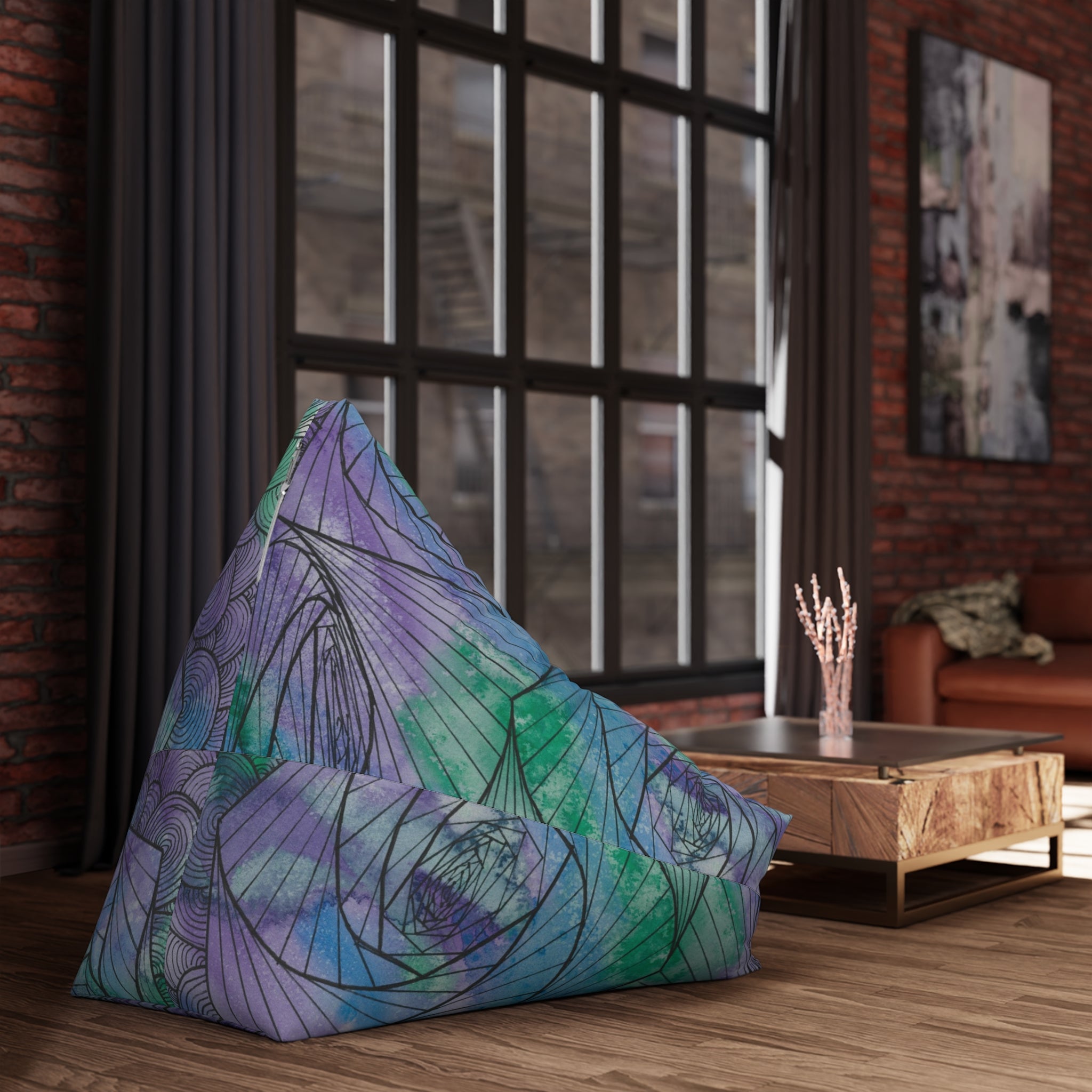Bean Bag Chair Covers For Indoor & Outdoor - 2 Sizes - Exciting Abstract Design #50 If Not Now When?