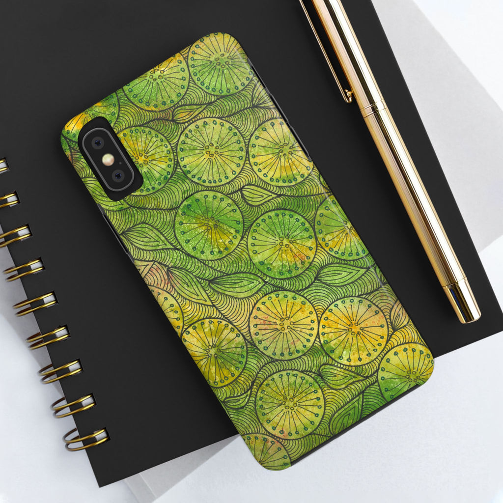 Tough Phone Case - All iPhones and Samsung Galaxys - Exciting Abstract Design #63 Margarita Mondays