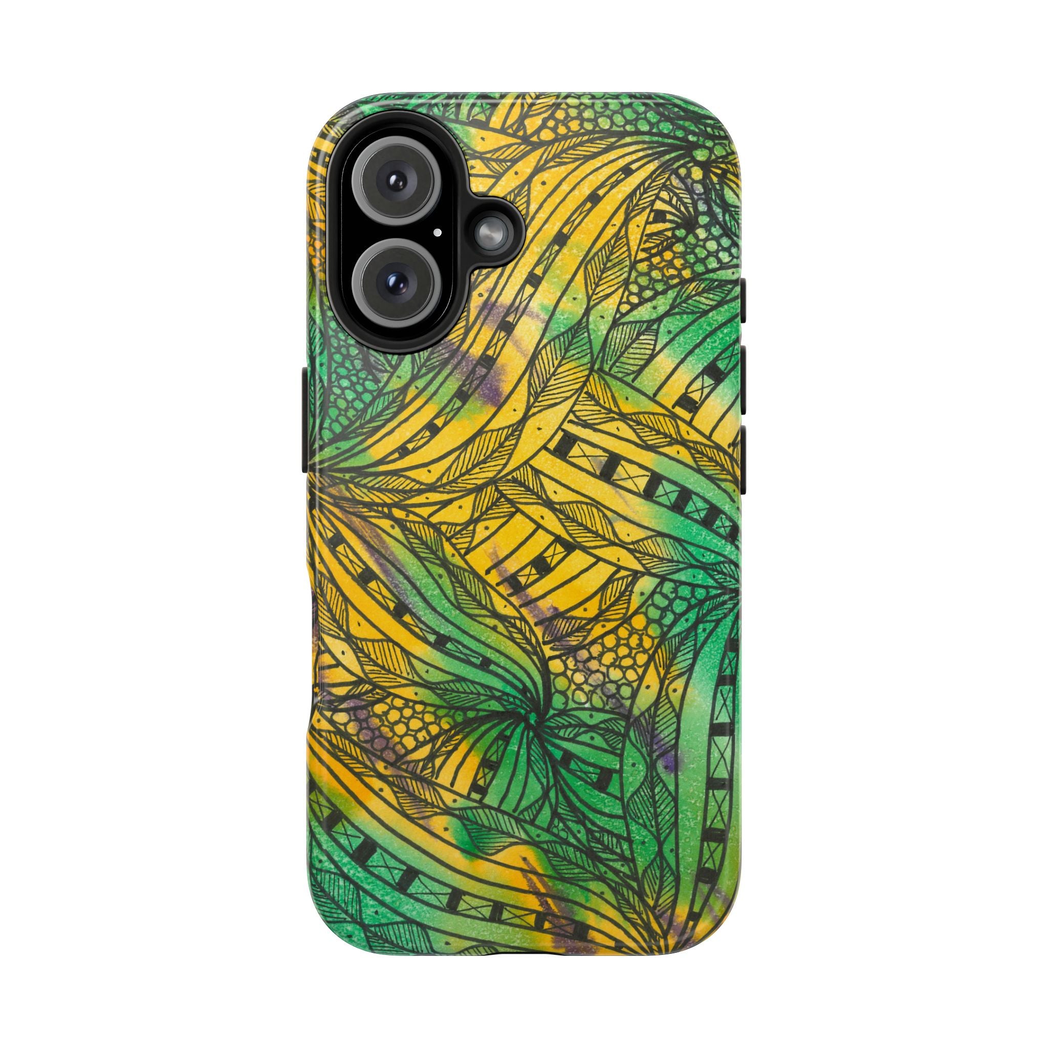 Tough Phone Case - All iPhones and Samsung Galaxys - Exciting Abstract Design #37 Shubbery!