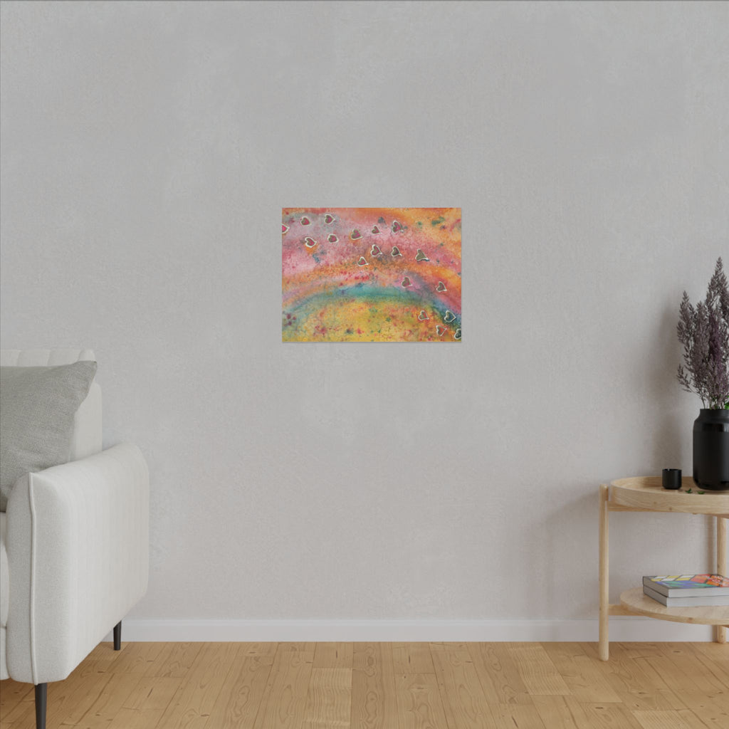 Large Colourful Wall Art, Canvas Prints, For Office, Bedroom or Living Room, or Special Gift #96 Love, Friendship, integrity