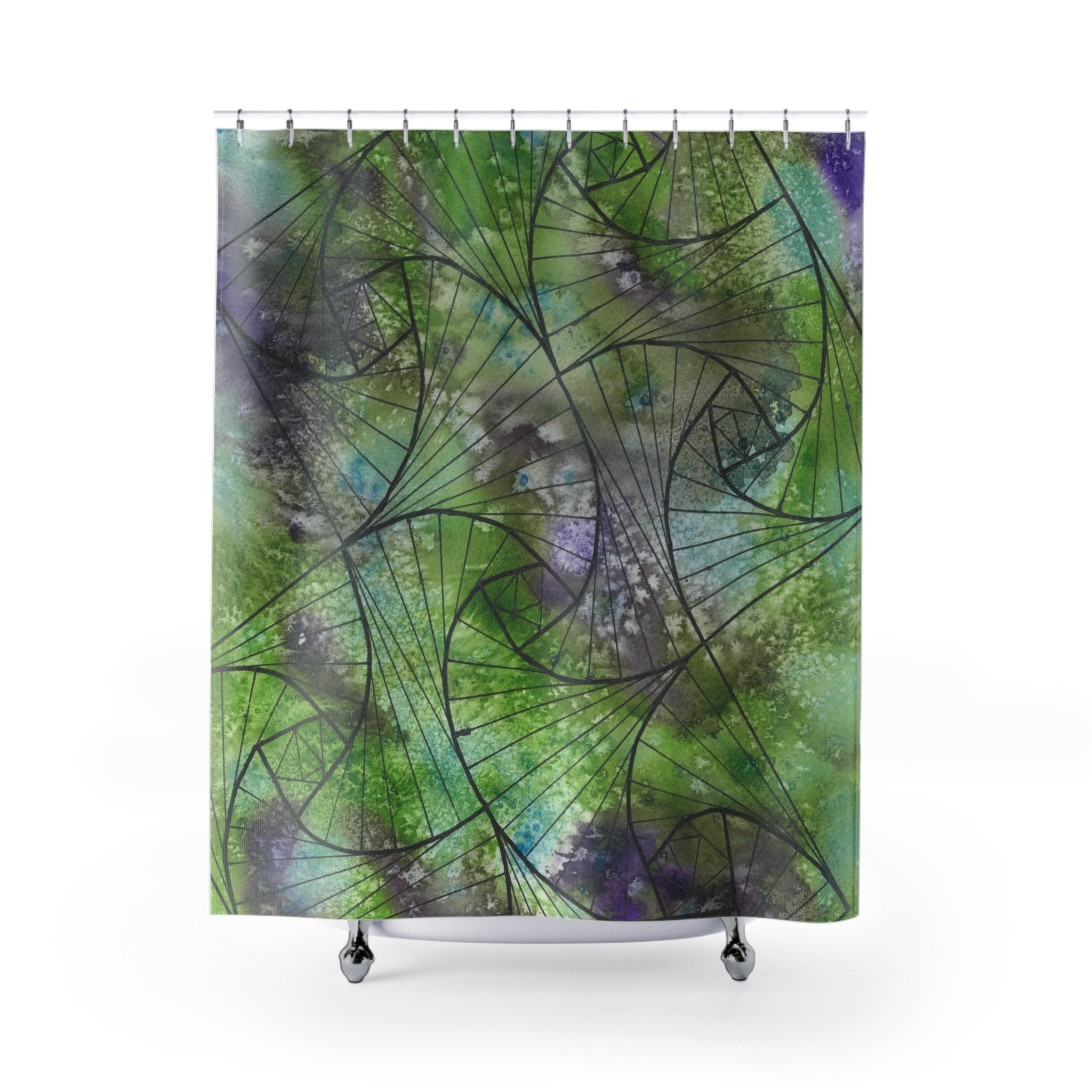 Beautiful Shower Curtains to Refresh Your Bathroom. Colourful Abstract Designs. Perfect For Your Bathroom or Special House-Warming Gift #55 Of Course Im Sure