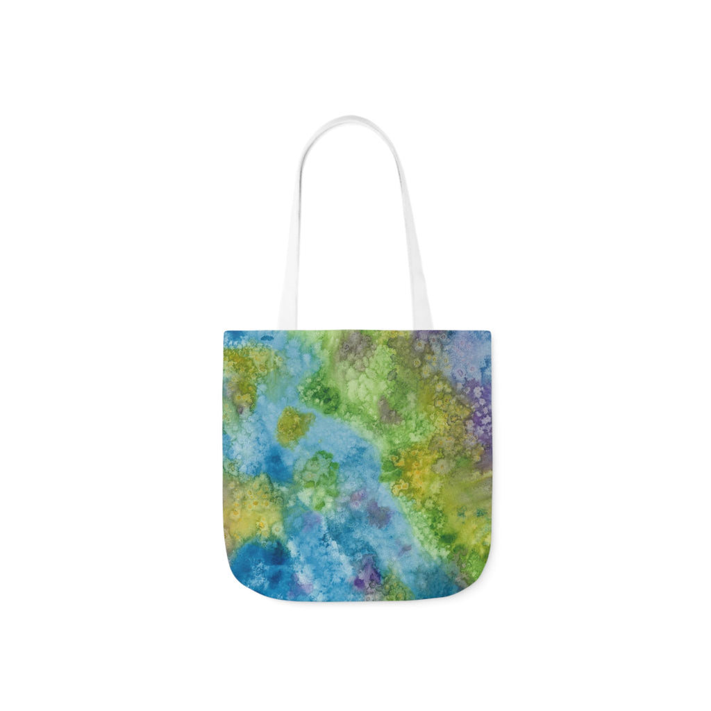 Canvas Tote Bags, Colourful Abstract Designs, 5-Color Straps, 3 Sizes.  For Family and friends or a Special Gift #60 Happy Holidays