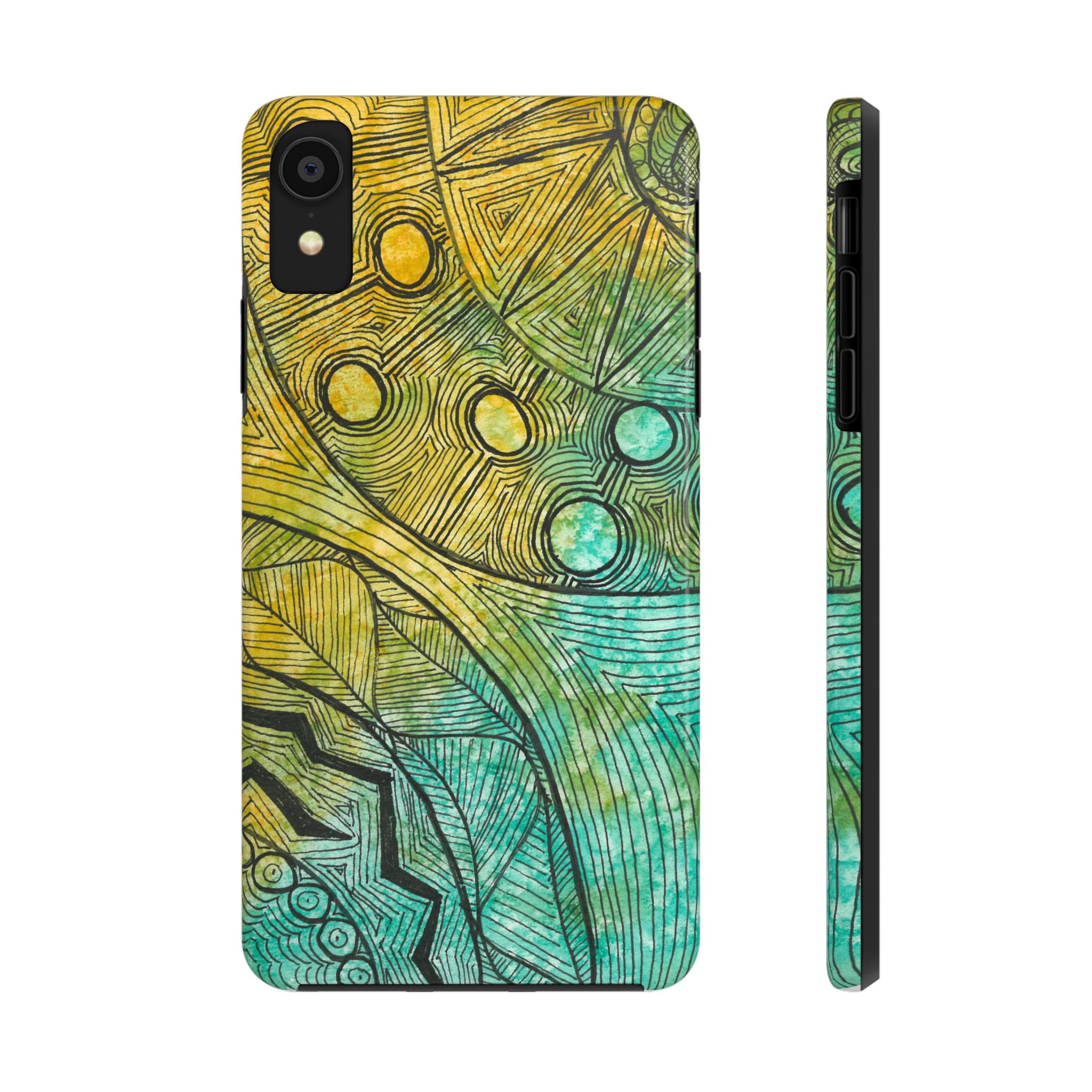 Tough Phone Case - All iPhones and Samsung Galaxys - Exciting Abstract Design #27 Come What May