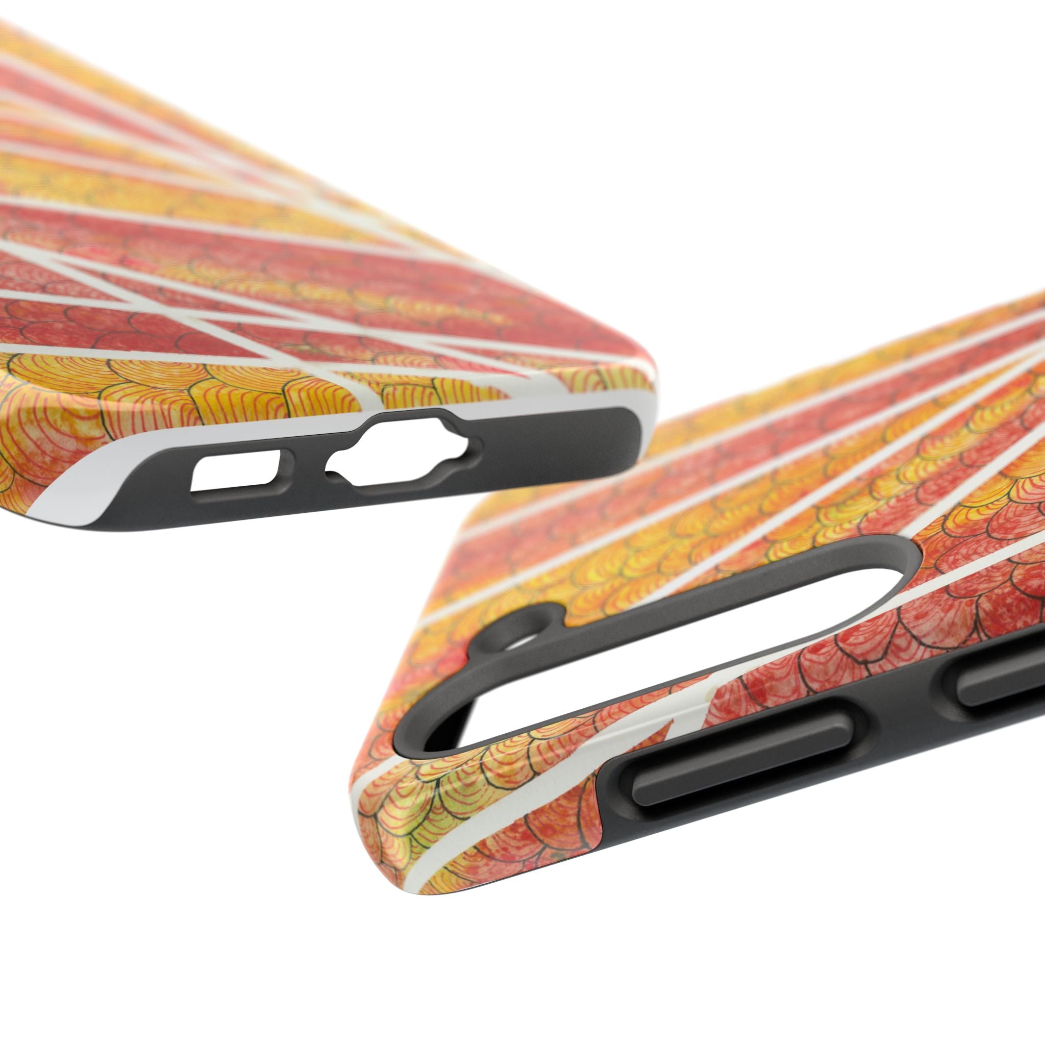 Tough Phone Case - All iPhones and Samsung Galaxys - Exciting Abstract Design #67 Max Mimosa