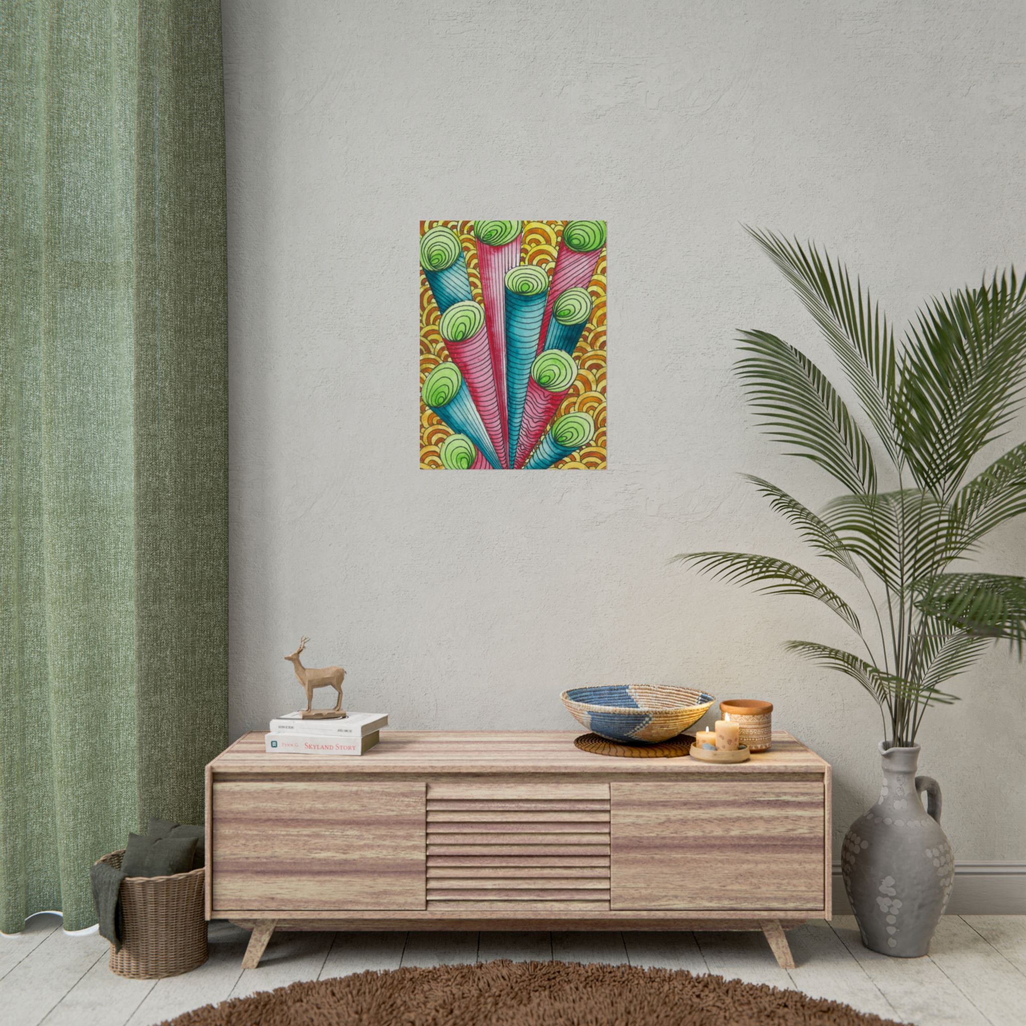 Large Colourful Wall Art, Posters & Prints, For Office, Bedroom or Living Room, or Special Gift #93 On A Mission