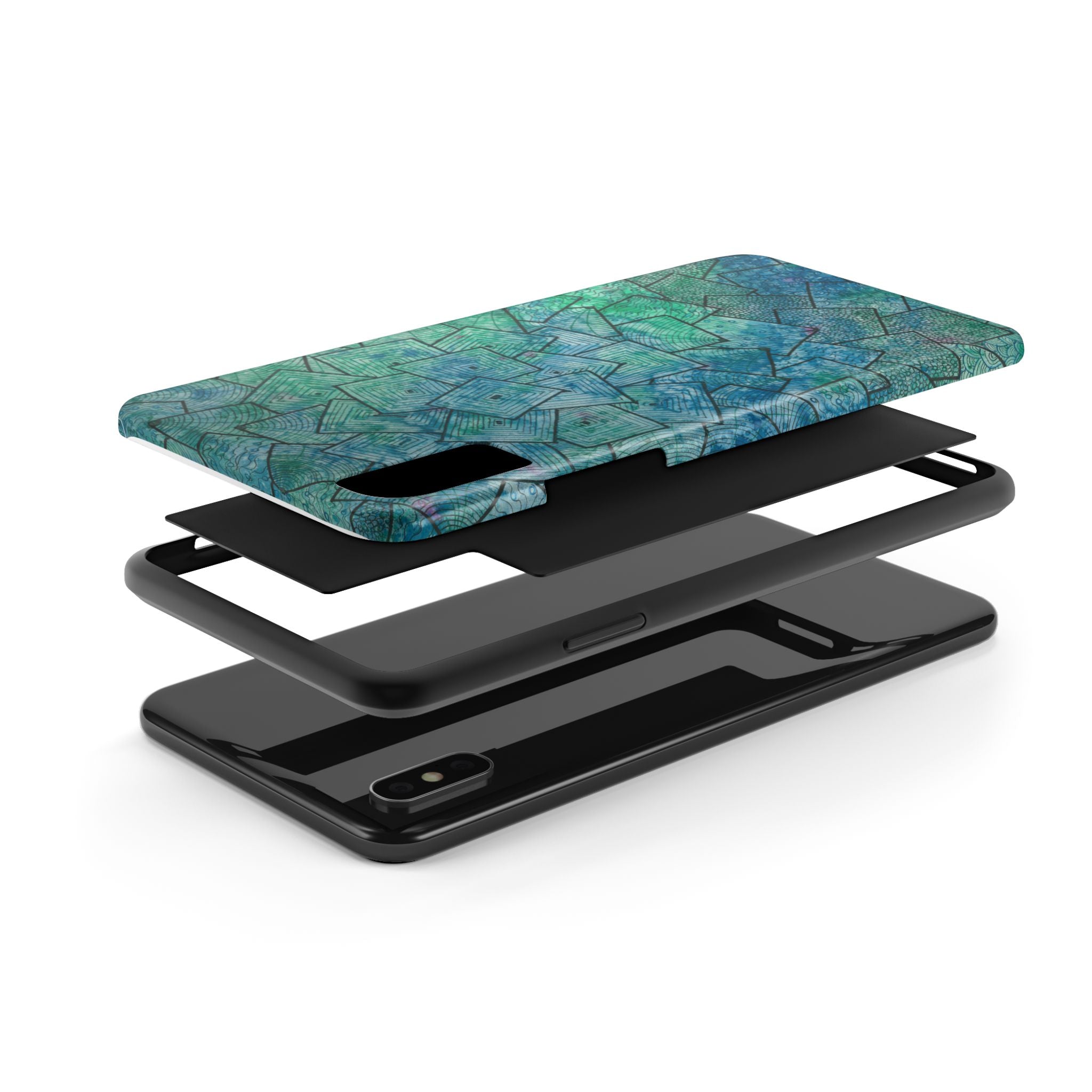Tough Phone Case - All iPhones and Samsung Galaxys - Exciting Abstract Design #65 And The Answer Is