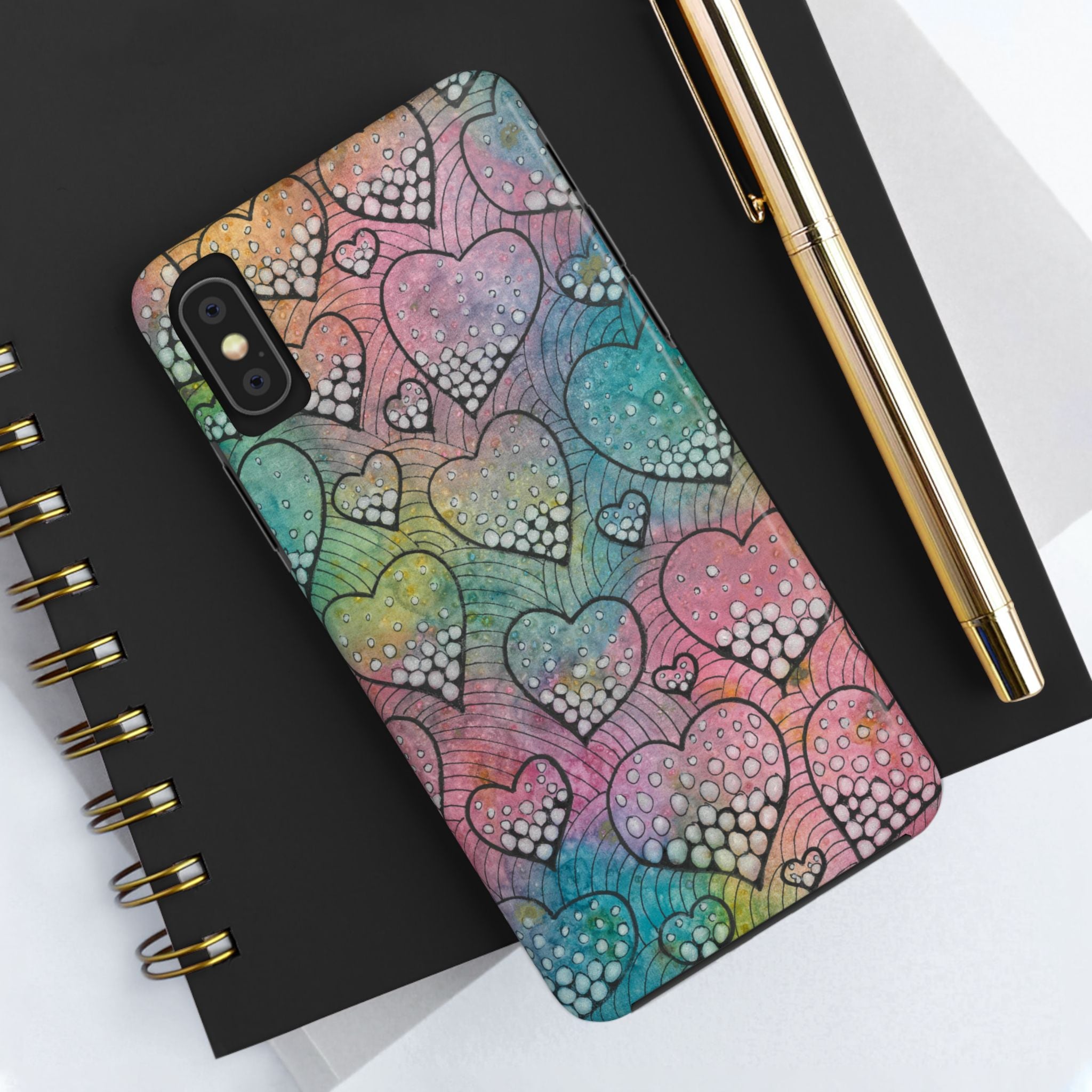 Tough Phone Case - All iPhones and Samsung Galaxys - Exciting Abstract Design #97 What's Love Got To Do With It