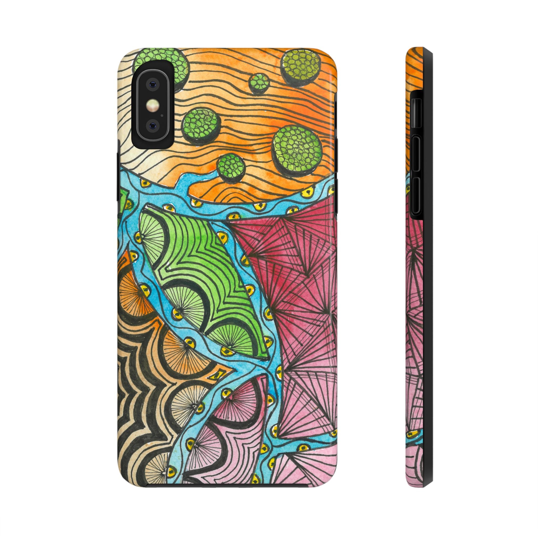 Tough Phone Case - All iPhones and Samsung Galaxys - Exciting Abstract Design #11 Today's The Day