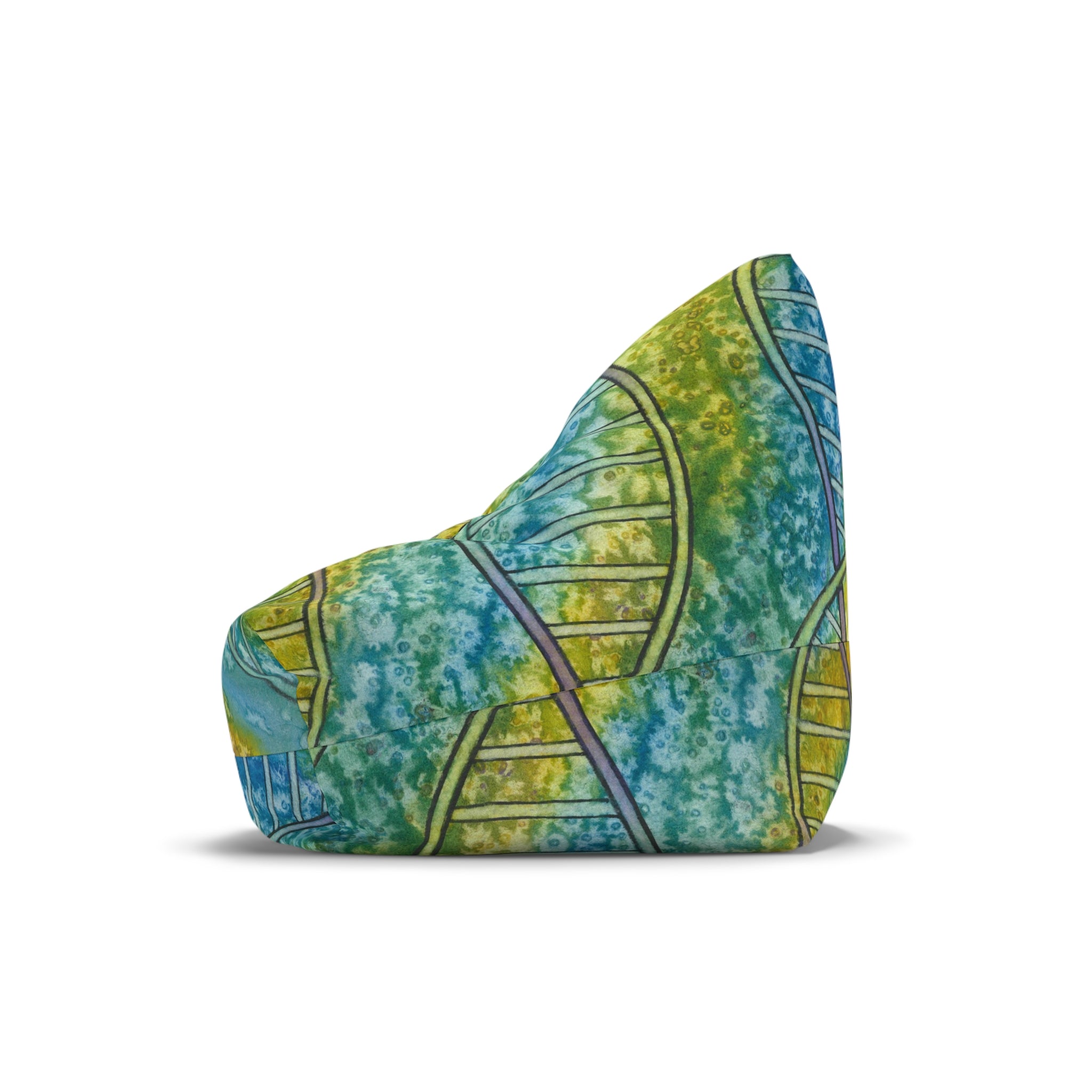 Bean Bag Chair Covers For Indoor & Outdoor - 2 Sizes - Exciting Abstract Design #99 Crop of DNA