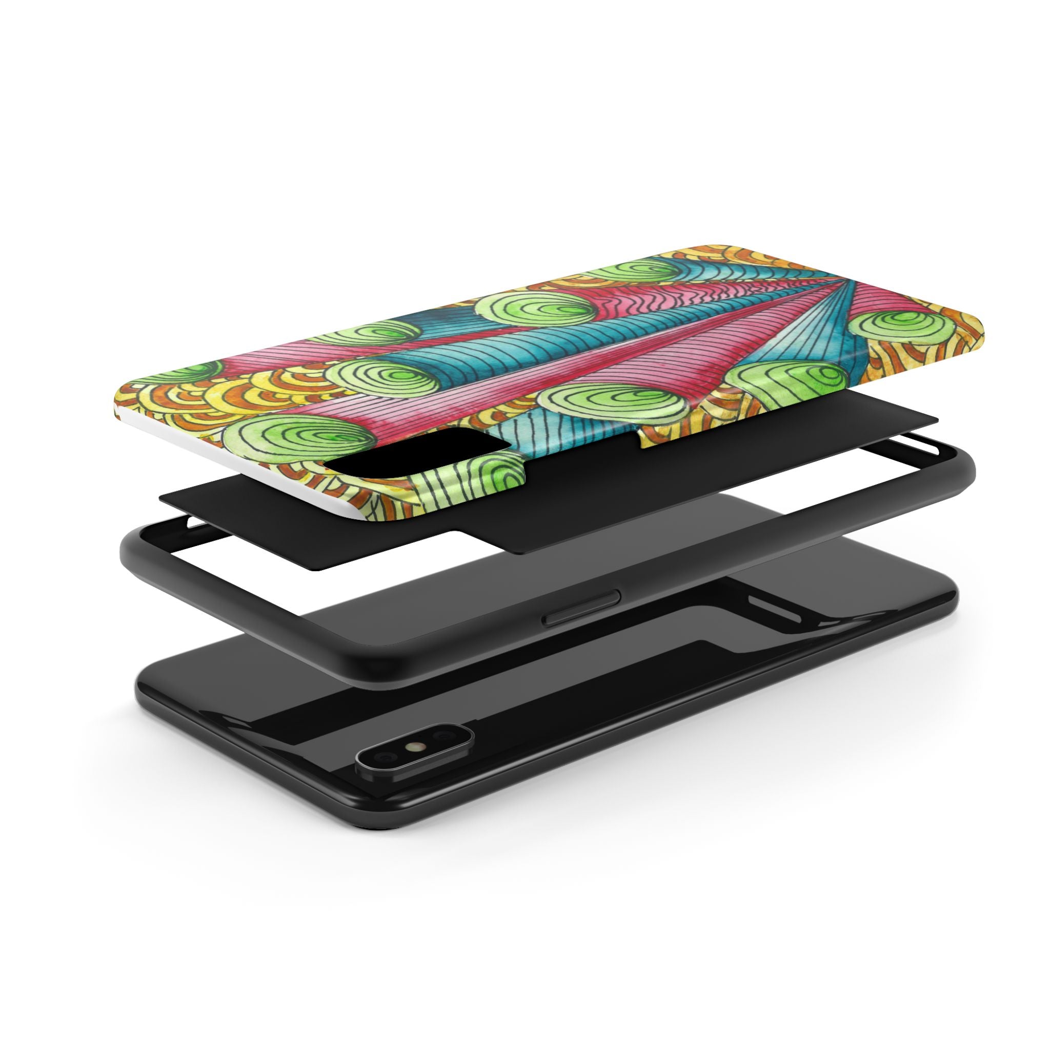 Tough Phone Case - All iPhones and Samsung Galaxys - Exciting Abstract Design #93 On A Mission