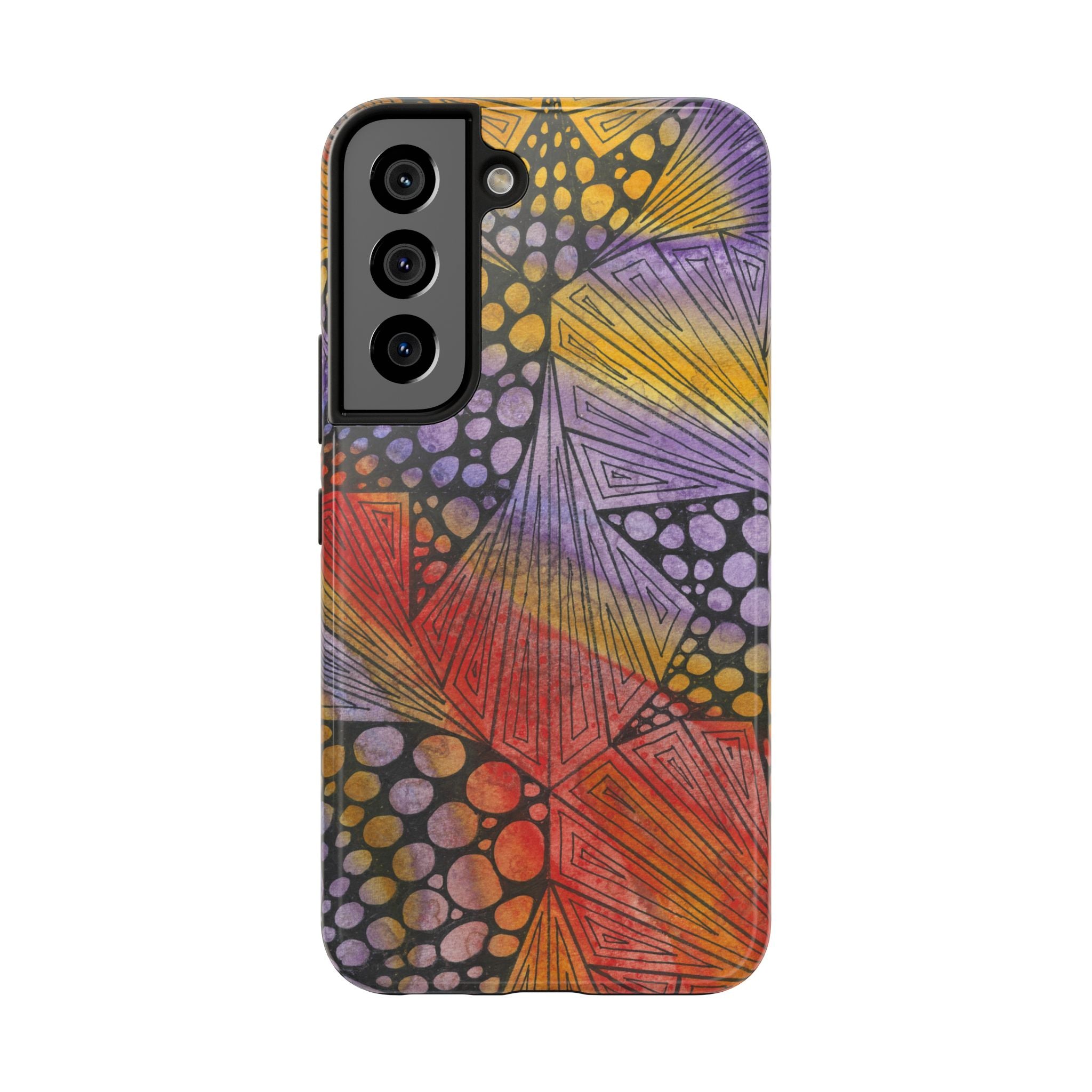Tough Phone Case - All iPhones and Samsung Galaxys - Exciting Abstract Design #82 Fighting Delusions