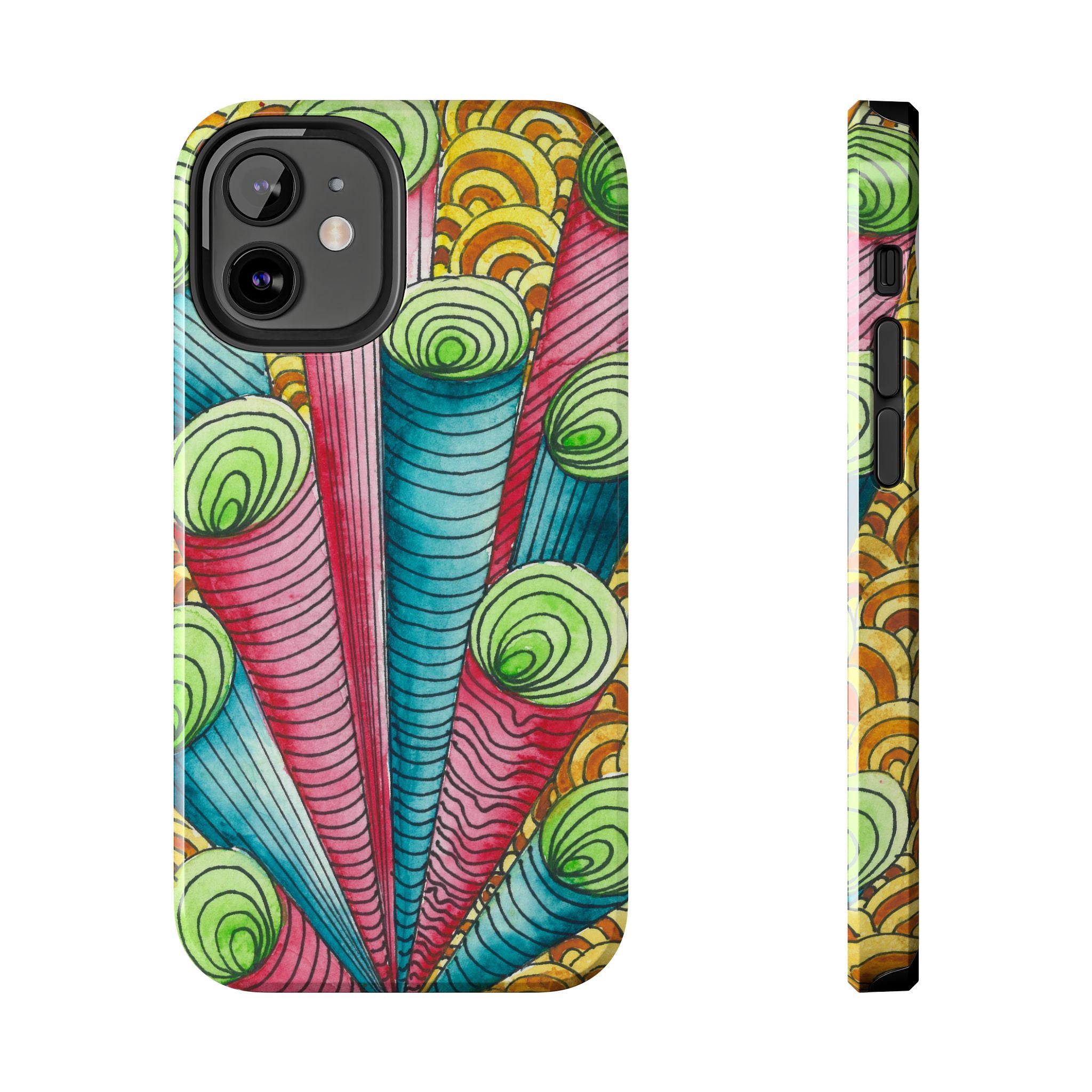 Tough Phone Case - All iPhones and Samsung Galaxys - Exciting Abstract Design #93 On A Mission