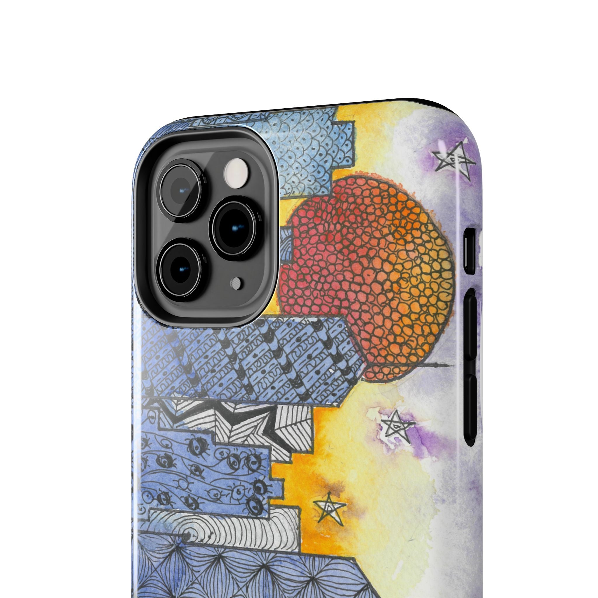Tough Phone Case - All iPhones and Samsung Galaxys - Exciting Abstract Design #5 In The Shadows