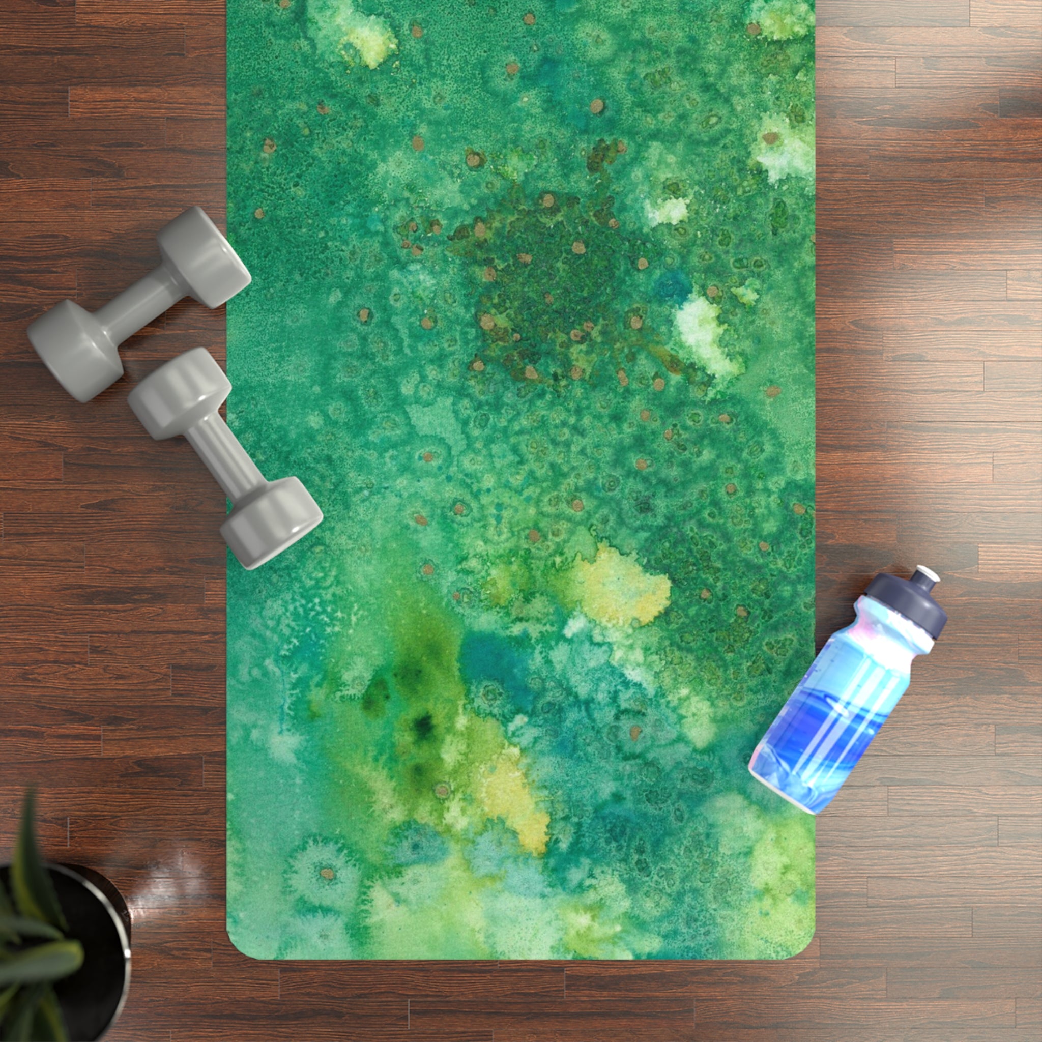 Yoga Mats and Gym Mats. Colourful Abstract Designs. Perfect for Home, Yoga or Gym Class, or a Special Gift #79 Abundance Cometh