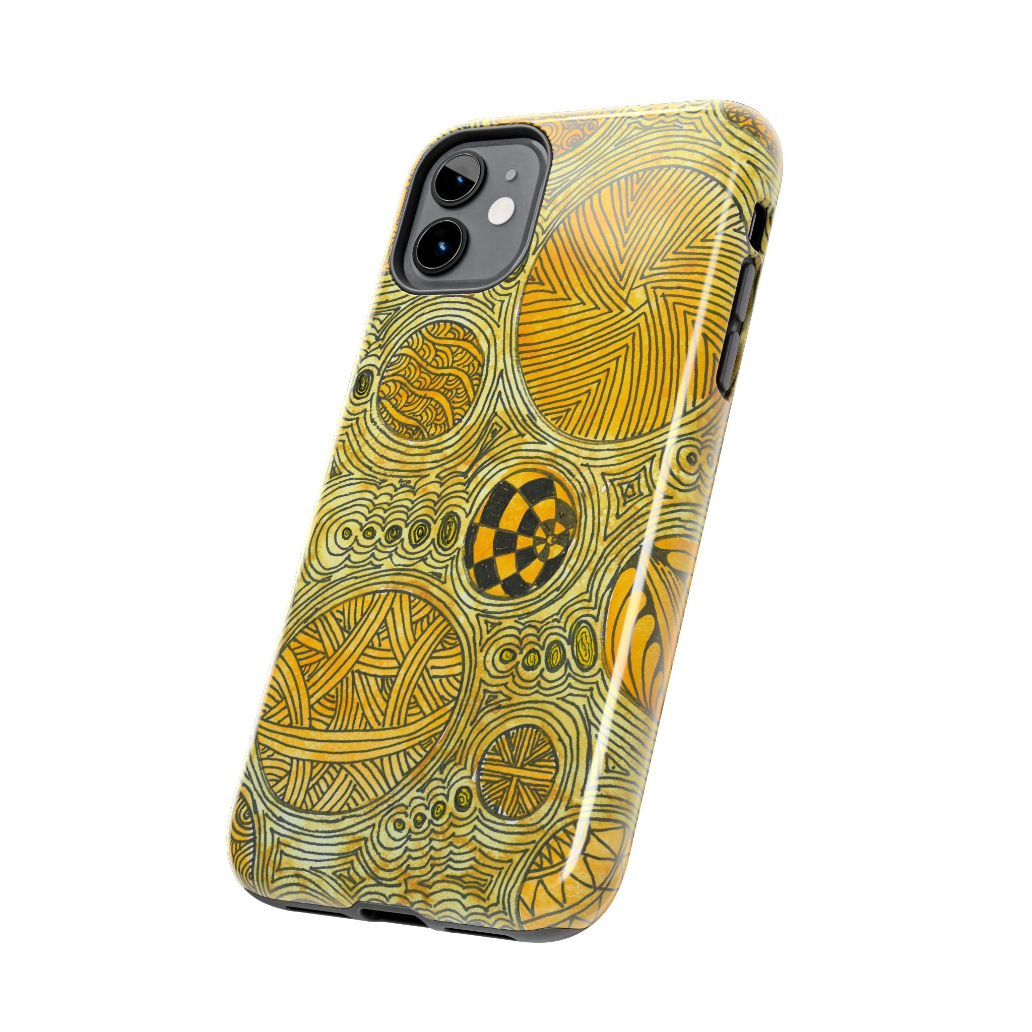 Tough Phone Case - All iPhones and Samsung Galaxys - Exciting Abstract Design #38 The Conversationalist