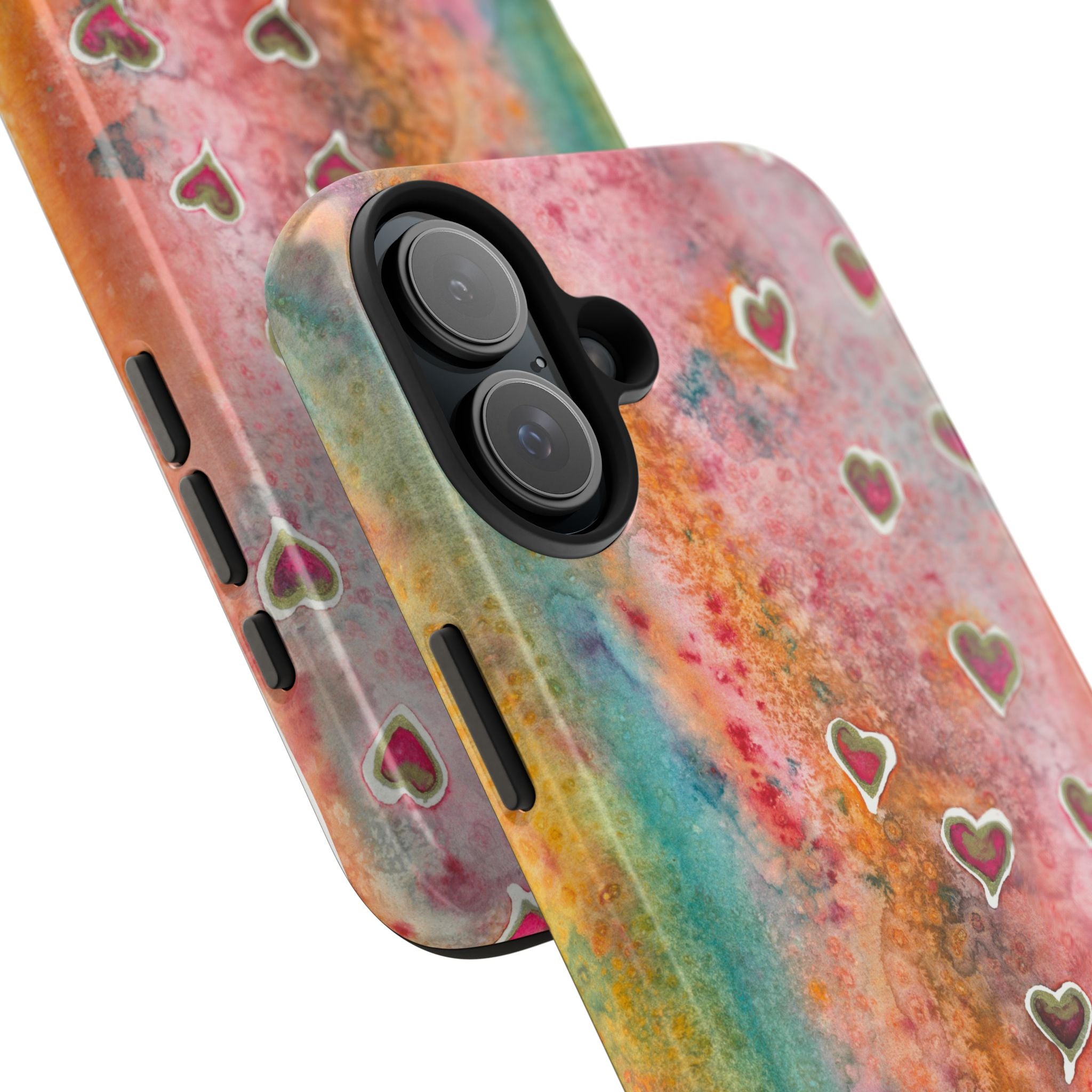 Tough Phone Case - All iPhones and Samsung Galaxys - Exciting Abstract Design #96 Love, Friendship, integrity