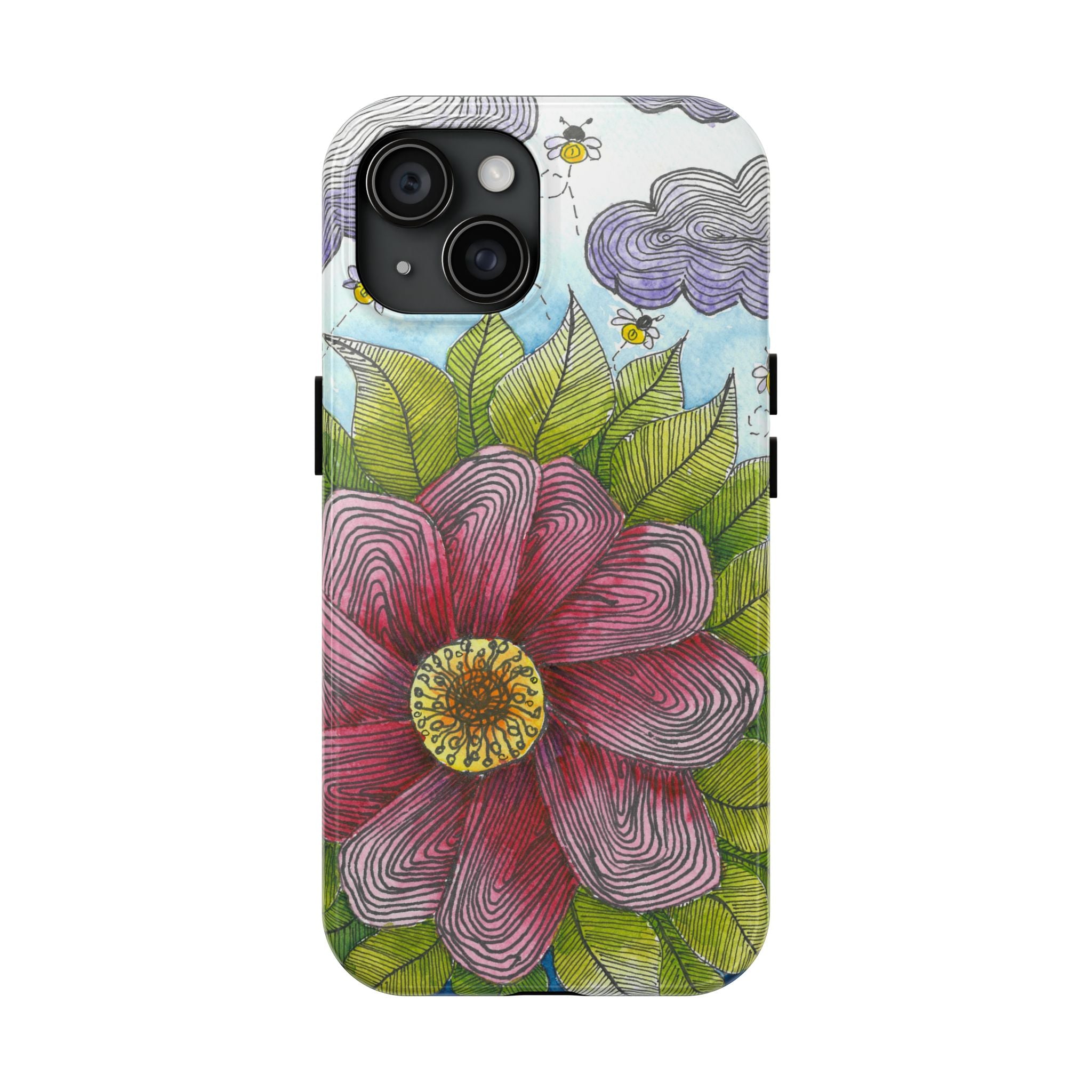 Tough Phone Case - All iPhones and Samsung Galaxys - Exciting Abstract Design  #4 Bloom'n