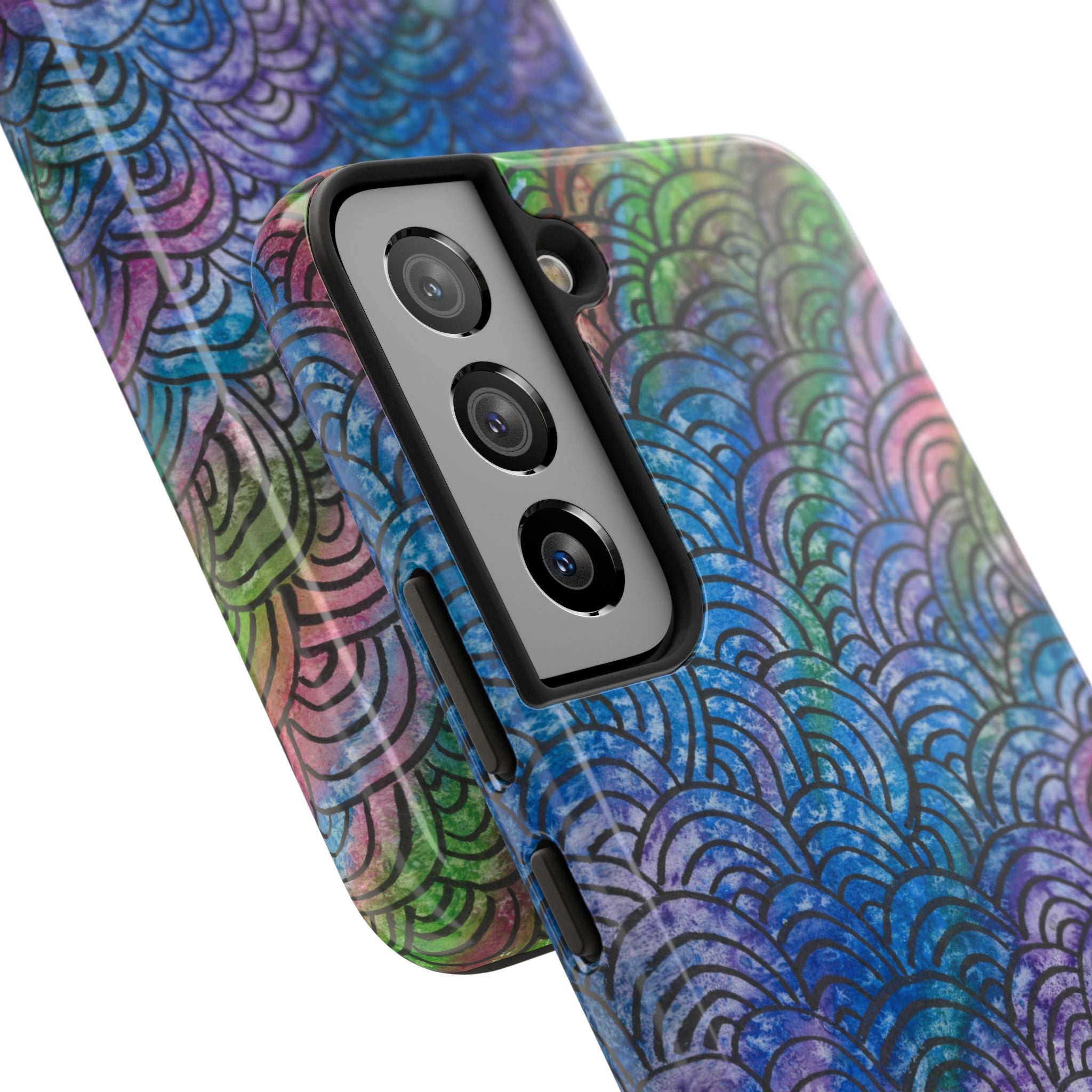 Tough Phone Case - All iPhones and Samsung Galaxys - Exciting Abstract Design #84 Ah! The Past