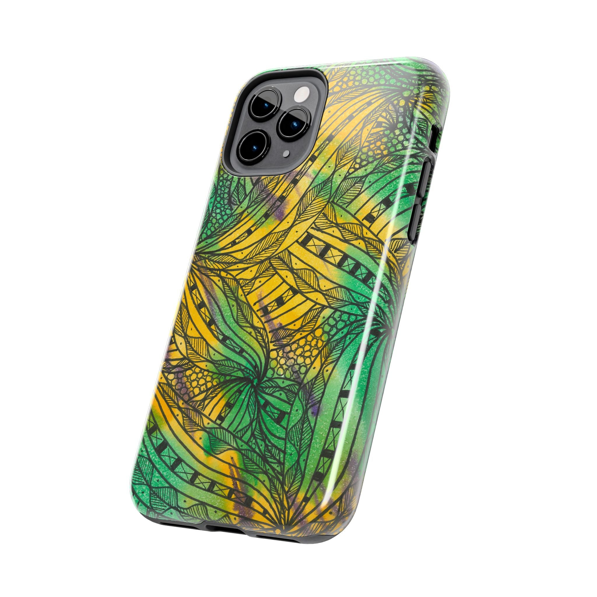 Tough Phone Case - All iPhones and Samsung Galaxys - Exciting Abstract Design #37 Shubbery!
