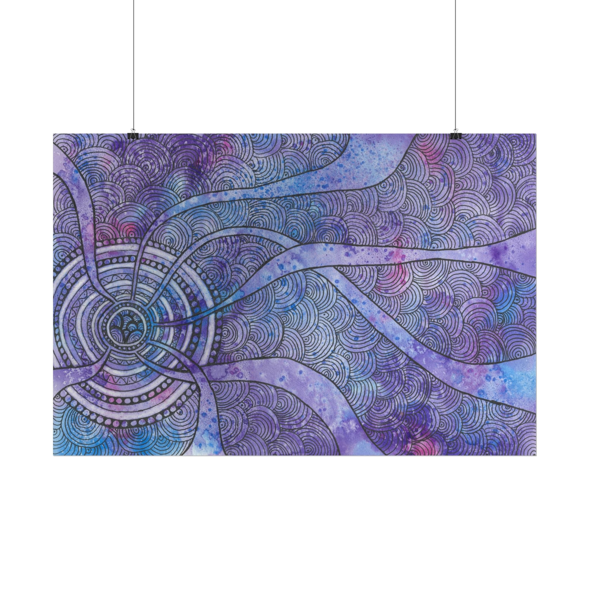 Large Colourful Wall Art, Posters & Prints, For Office, Bedroom or Living Room, or Special Gift  #56 The Way Home