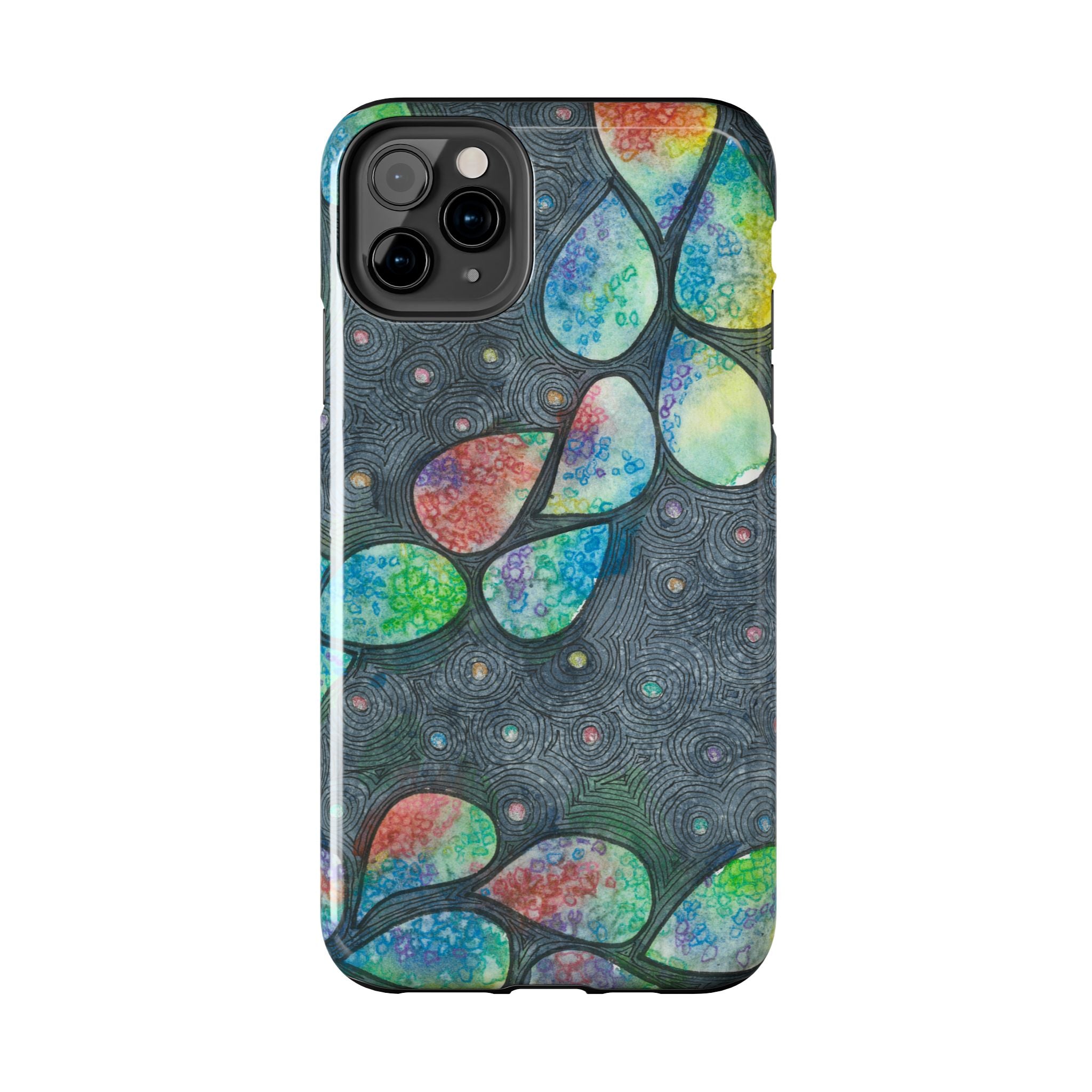 Tough Phone Case - All iPhones and Samsung Galaxys - Exciting Abstract Design #30 Give Us A Minute