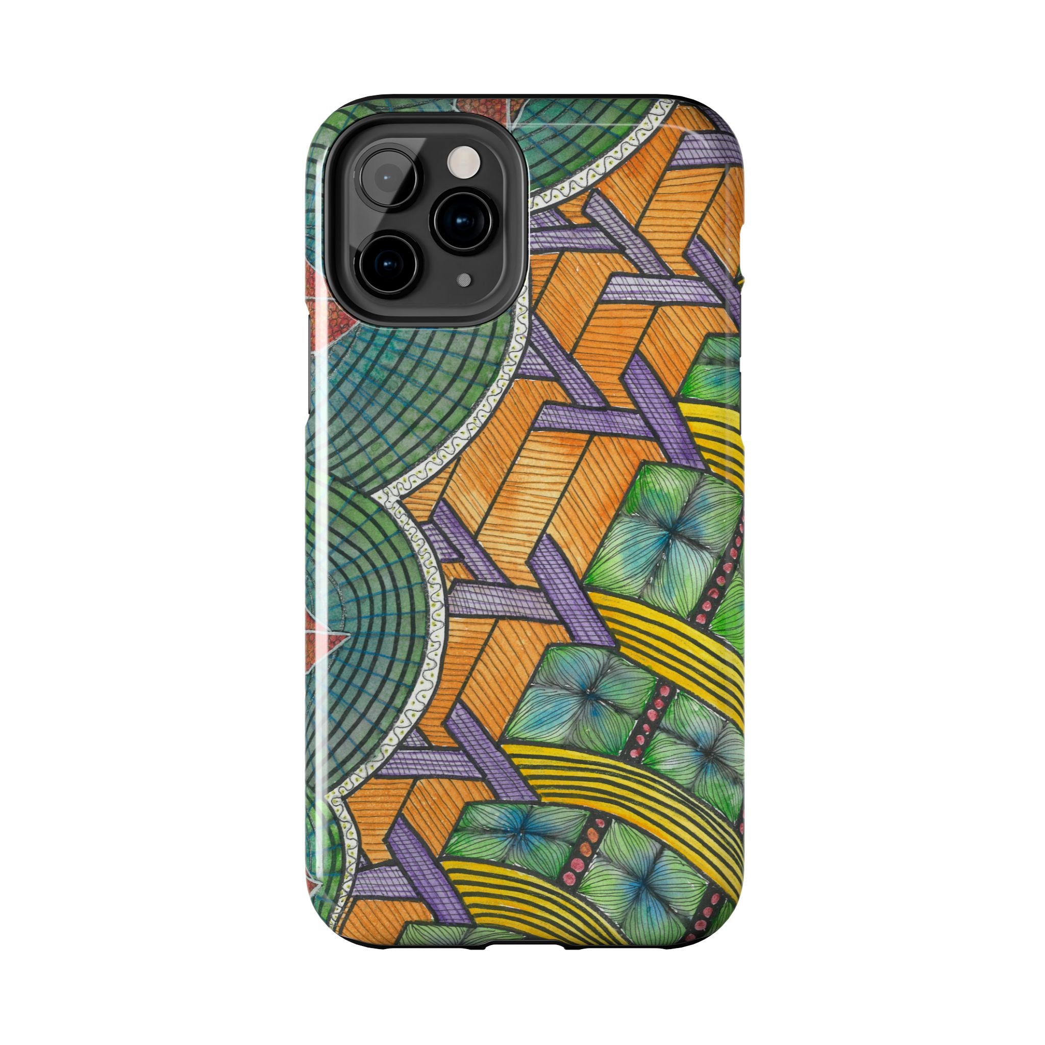 Tough Phone Case - All iPhones and Samsung Galaxys - Exciting Abstract Design #31 T'Eye Land