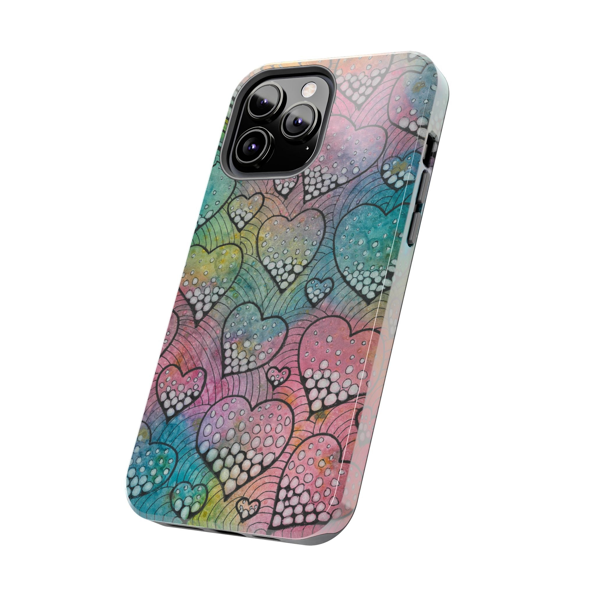 Tough Phone Case - All iPhones and Samsung Galaxys - Exciting Abstract Design #97 What's Love Got To Do With It
