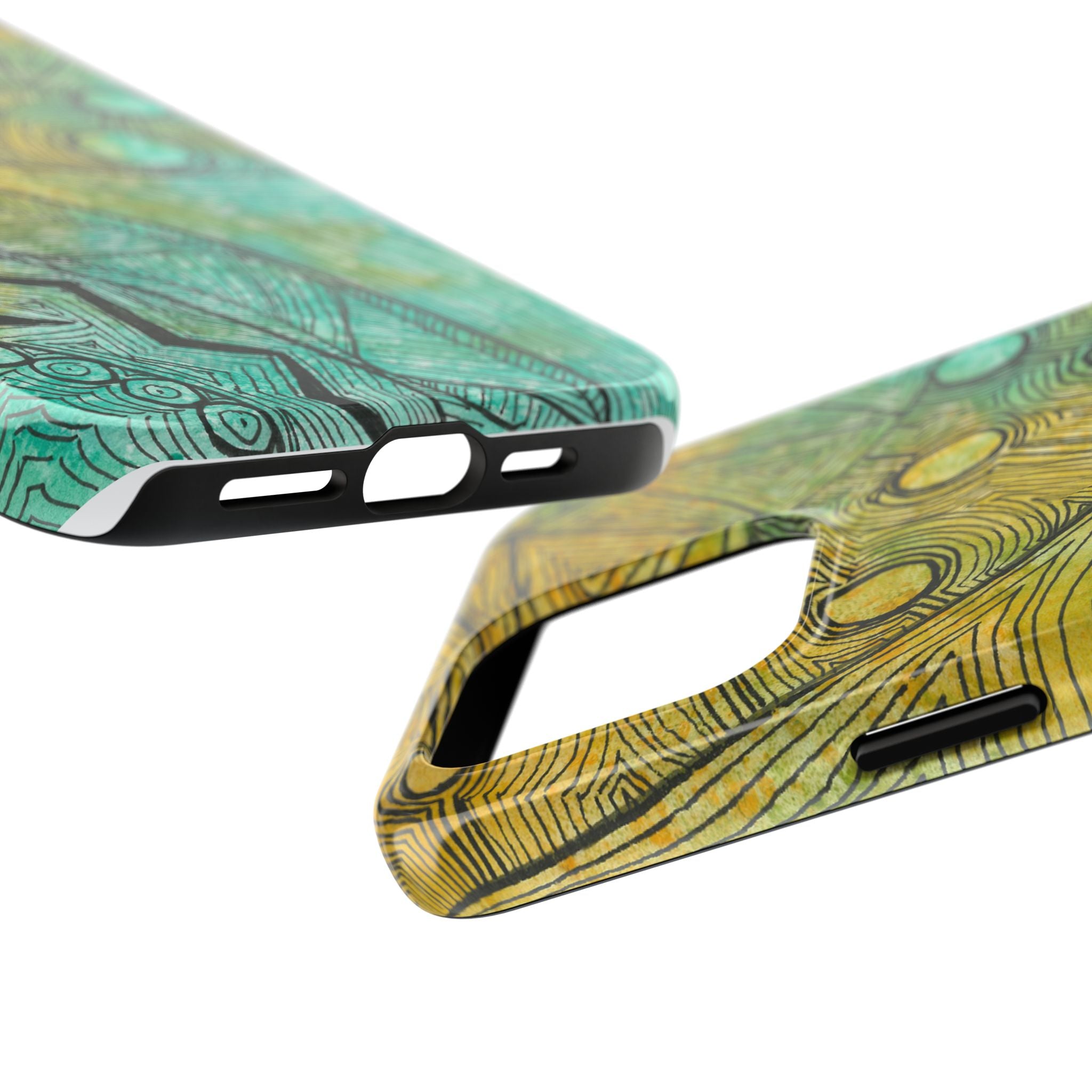 Tough Phone Case - All iPhones and Samsung Galaxys - Exciting Abstract Design #27 Come What May