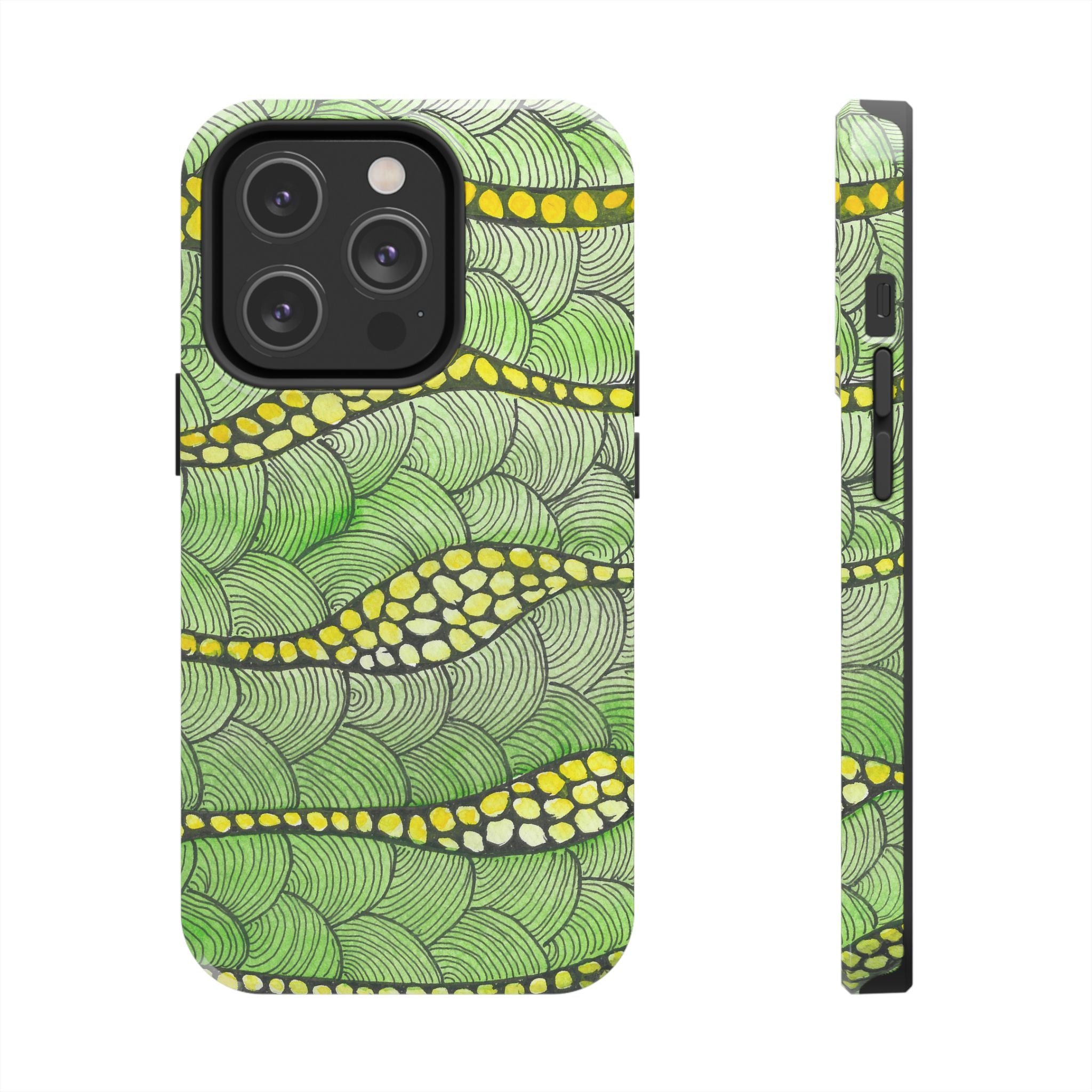 Tough Phone Case - All iPhones and Samsung Galaxys - Exciting Abstract Design #13 Watcha Thinking