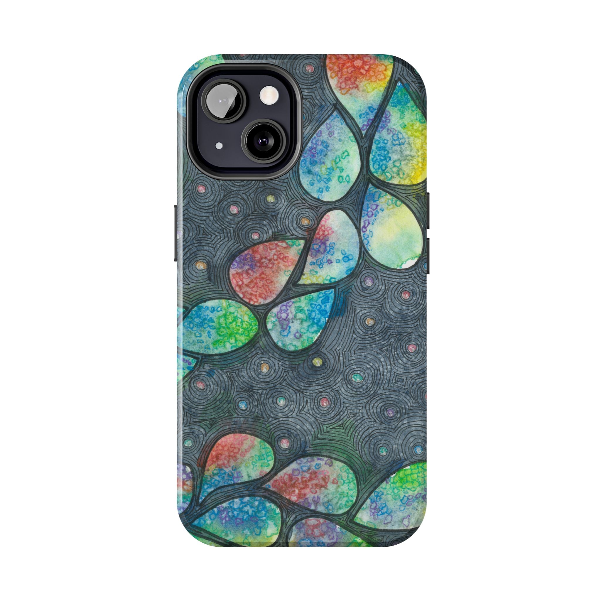 Tough Phone Case - All iPhones and Samsung Galaxys - Exciting Abstract Design #30 Give Us A Minute